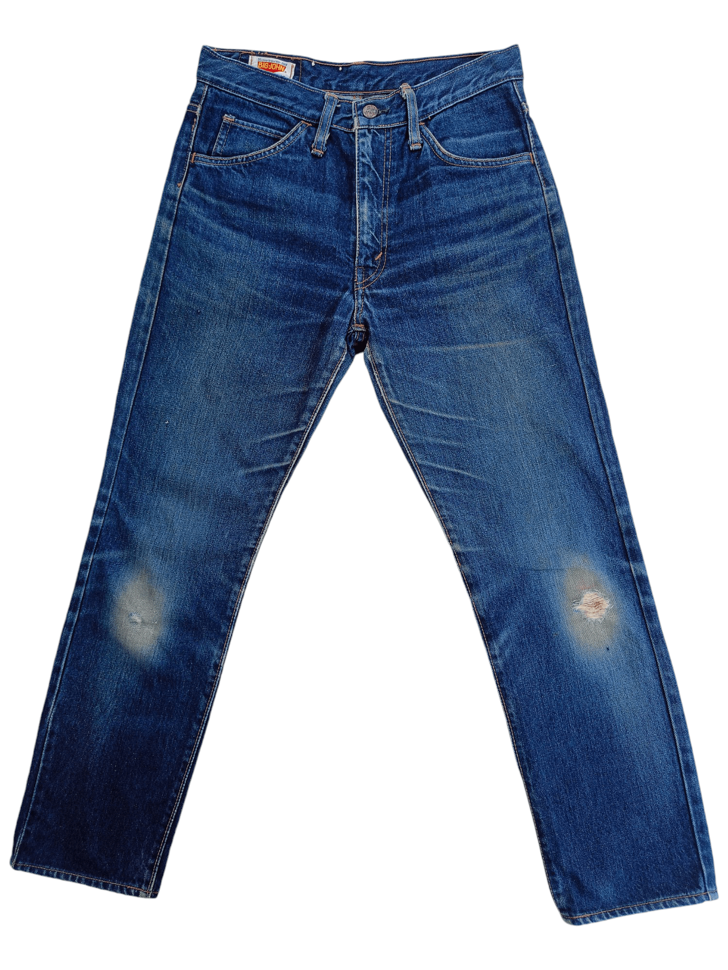 Big John × Vintage BIG JOHN Distressed Vintage Streetwear Denim Size US 30 / EU 46 - 1 Thumbnail