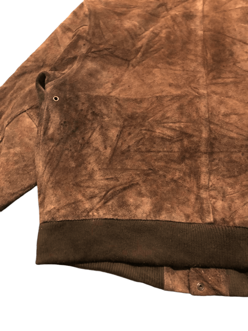 Robinson Les Bains 90s Robinson Les Bains Suede Leather US.Air Force Jacket Size US L / EU 52-54 / 3 - 12 Thumbnail