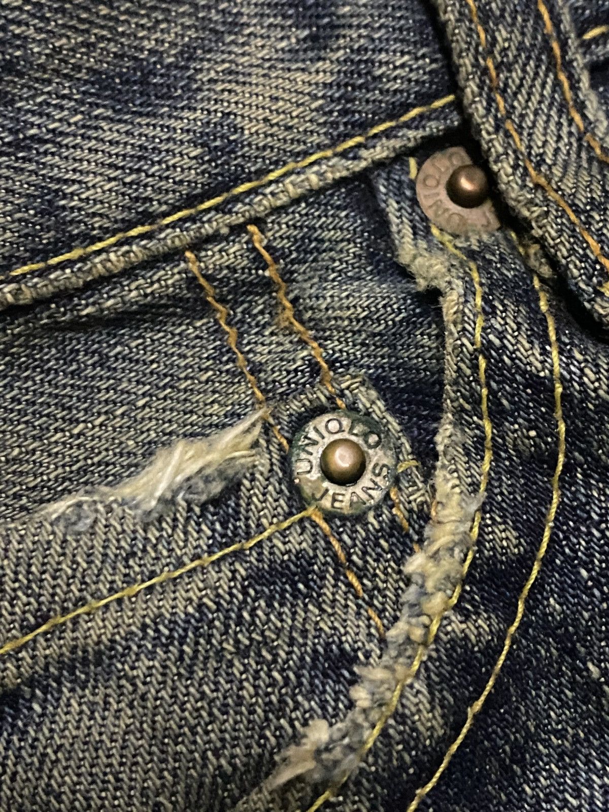 Uniqlo Vintage Japanese Brand Uniqlo S-002 Mud Wash Baggy Jeans Size US 38 / EU 54 - 8 Thumbnail