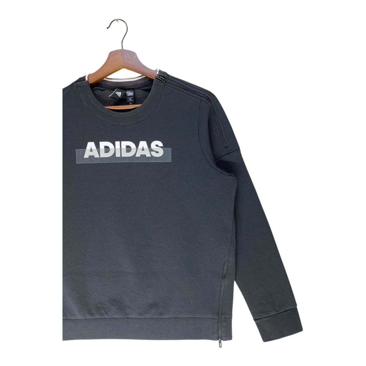 Adidas Adidas Sweatshirt Spellout Pullover Crewneck Size US XL / EU 56 / 4 - 3 Thumbnail