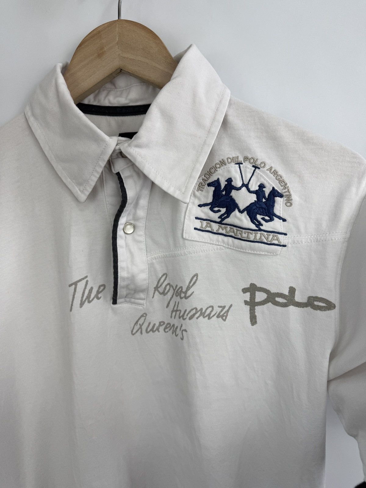 La Martina 🇦🇷 Vintage La Martina Buenos Aires Polo T-Shirt Rare Y2K Size US L / EU 52-54 / 3 - 6 Thumbnail