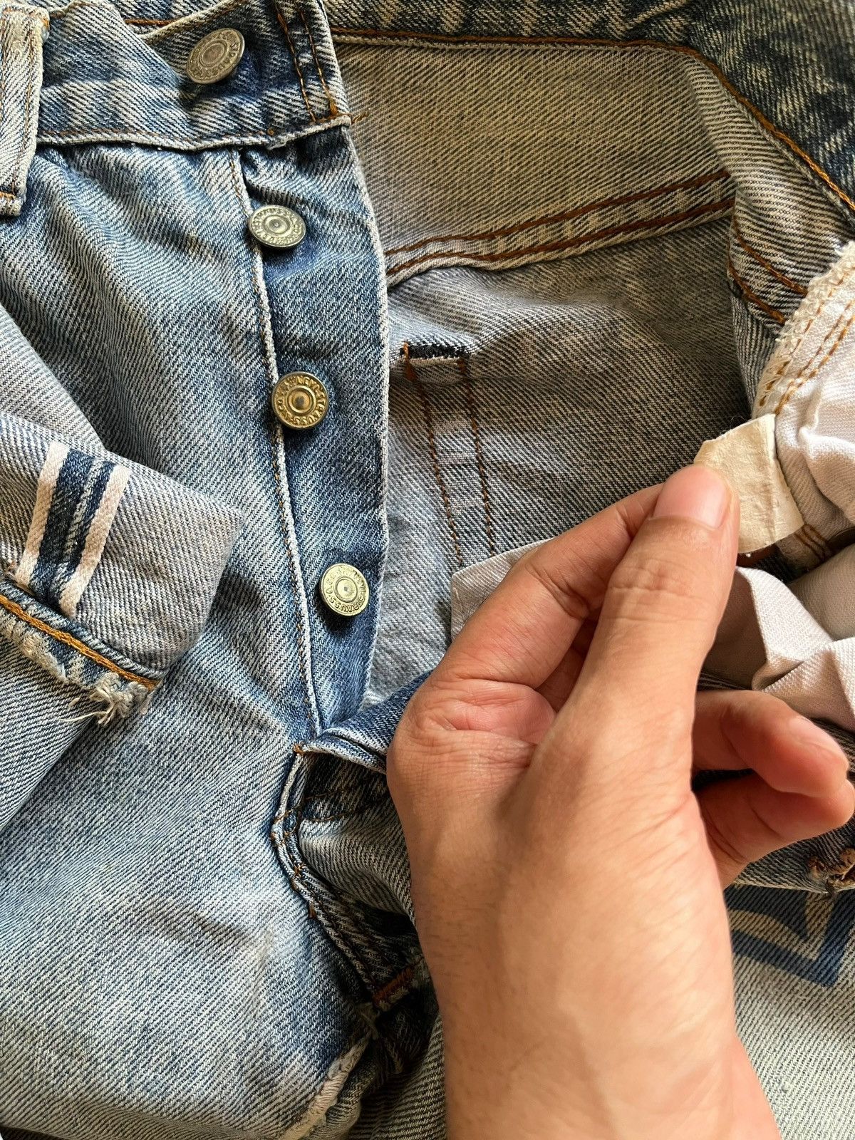 Levi's Rare Vintage 70s Levis 501 Selvedge Jeans Size US 27 - 12 Thumbnail