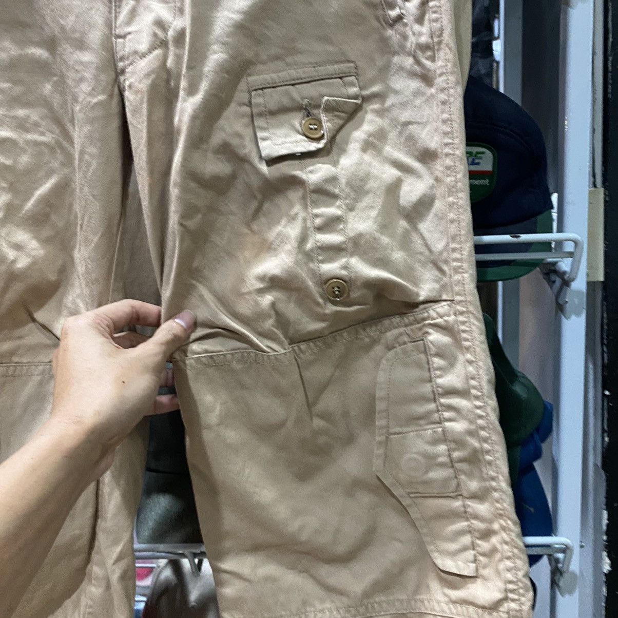 CABANE de ZUCCa × Designer Cabane de Zucca Parachute Cargo Tactical Pants Size US 28 / EU 44 - 8 Thumbnail