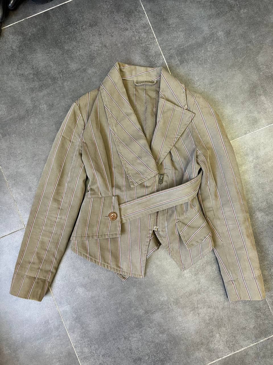 Vivienne Westwood Vintage Red Label Asymmetrical Cropped Blazer Size M / US 6-8 / IT 42-44 - 3 Thumbnail