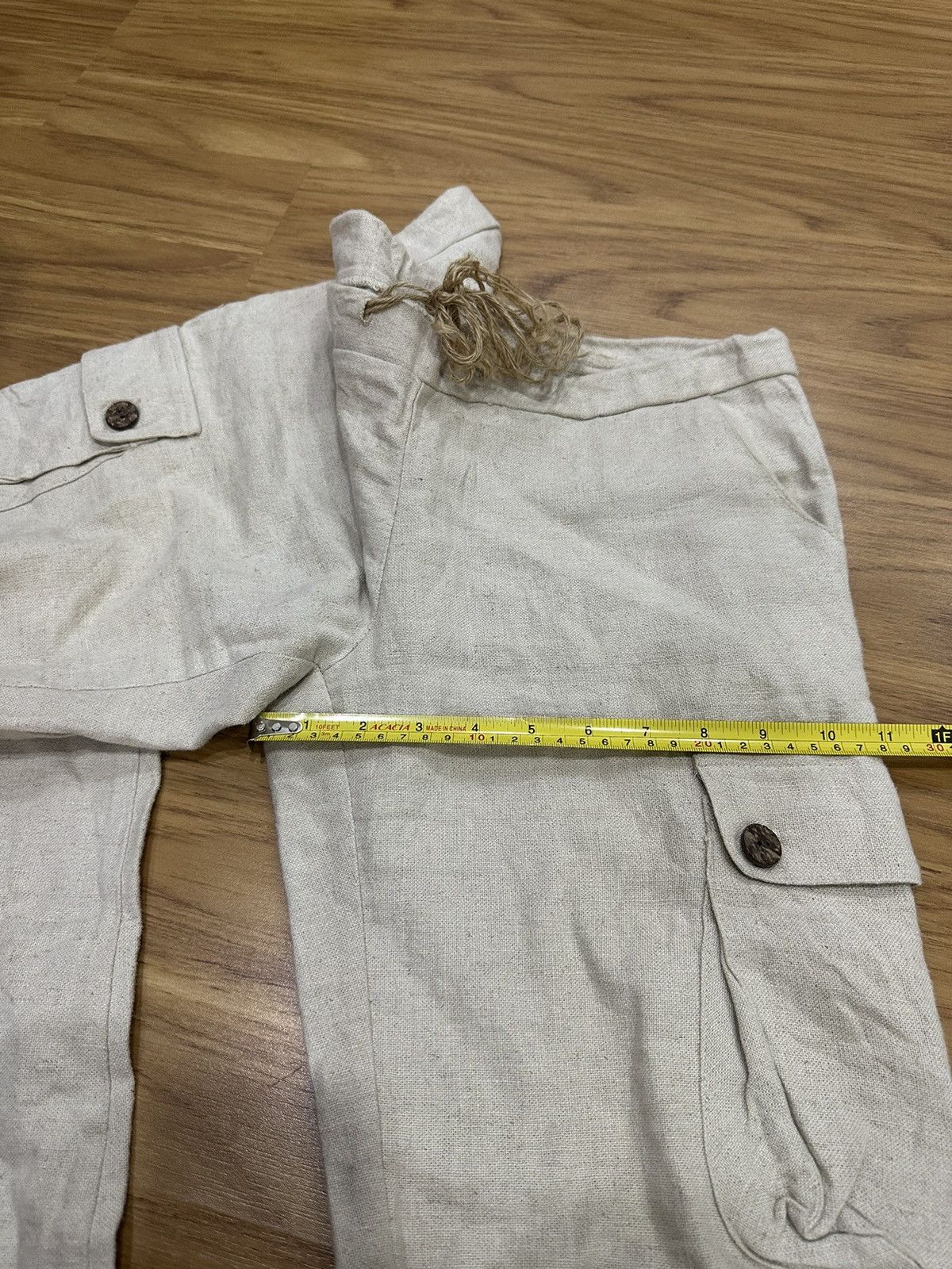 14th Addiction G.O.A Sack Cloth Flare Cargo Pant Size US 31 - 5 Thumbnail