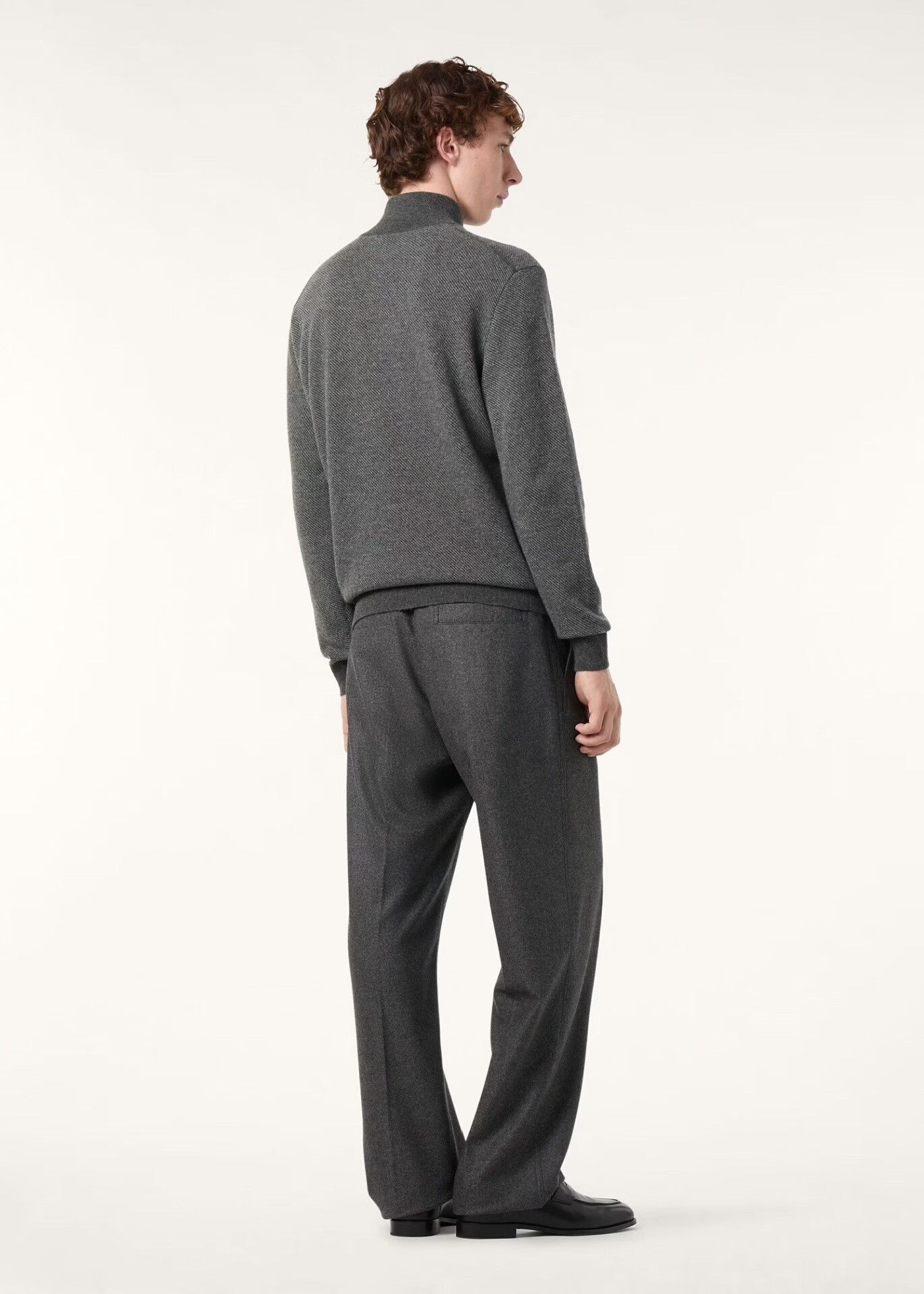Loro Piana Loro Piana Gray Cashmere Roadster Sweater Size US L / EU 52-54 / 3 - 4 Thumbnail