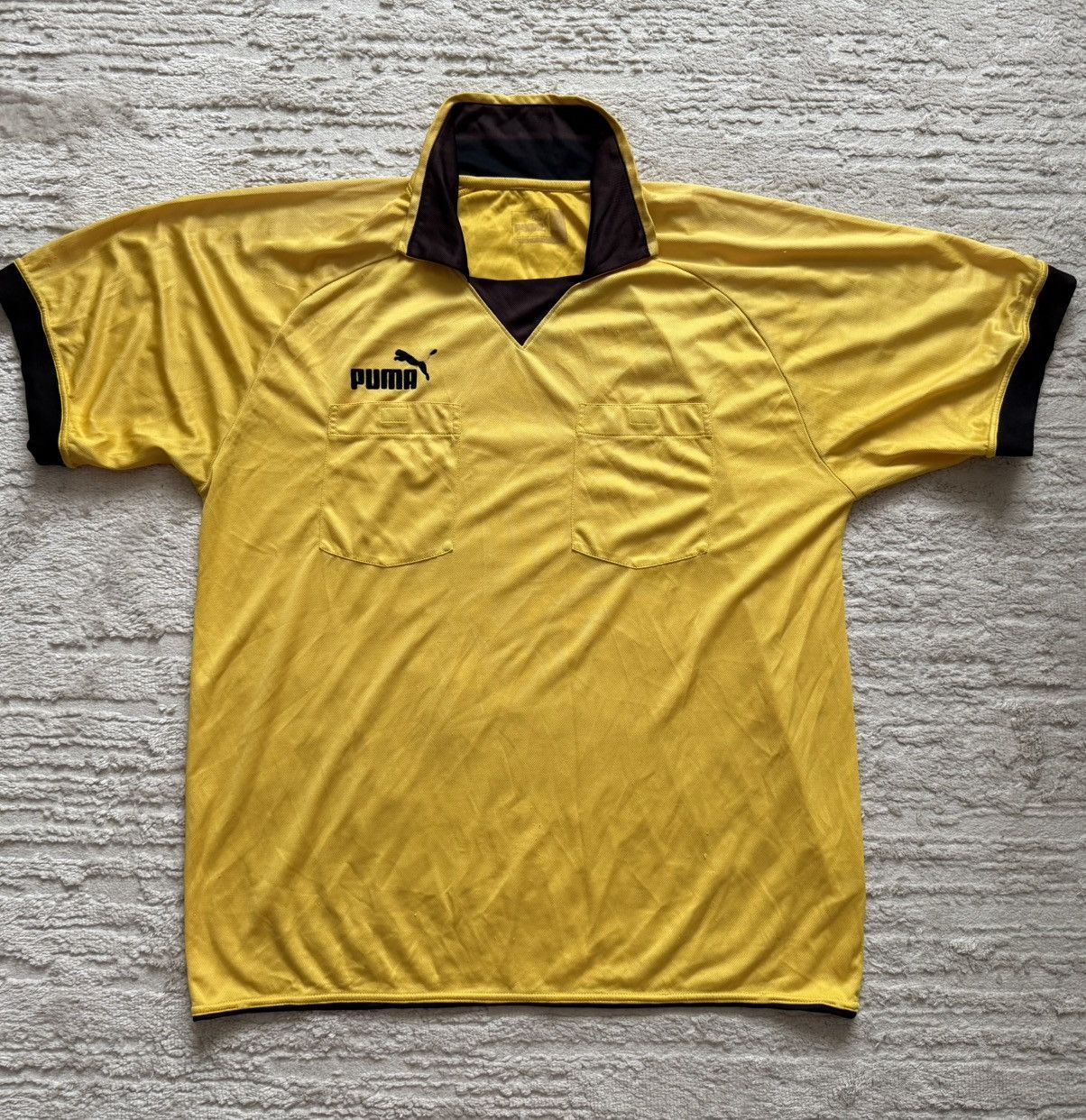 Puma VINTAGE PUMA REFEREE SHIRT FOOTBALL TRIKOT XL Size US XL / EU 56 / 4 - 1 Thumbnail