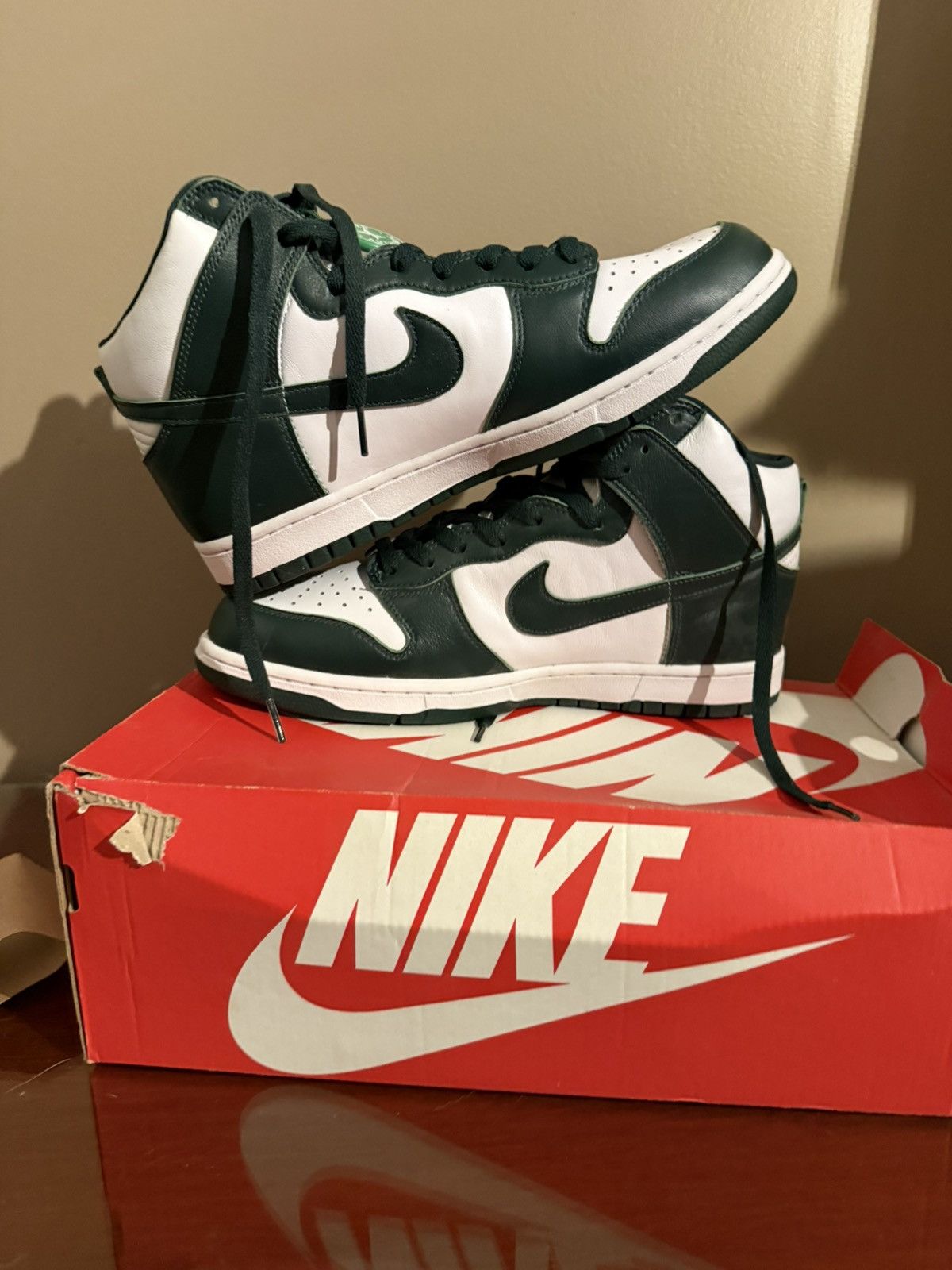 Nike Nike Dunk Spartan Green size 11.5 DS Size US 11.5 / EU 44-45 - 5 Thumbnail