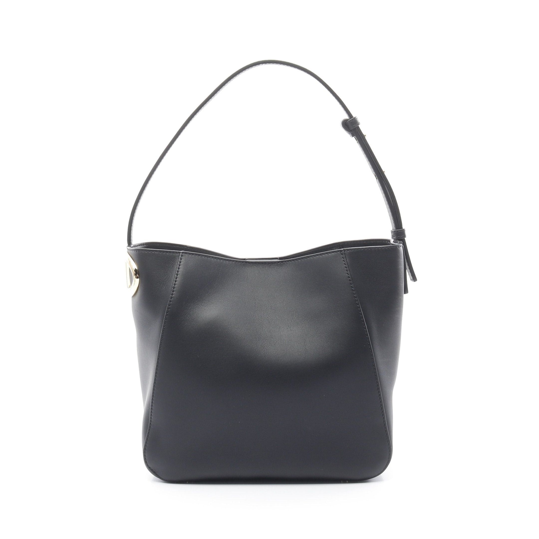 Valentino Valentino V Logo Bucket One Shoulder Bag Leather Black Size ONE SIZE - 1 Thumbnail