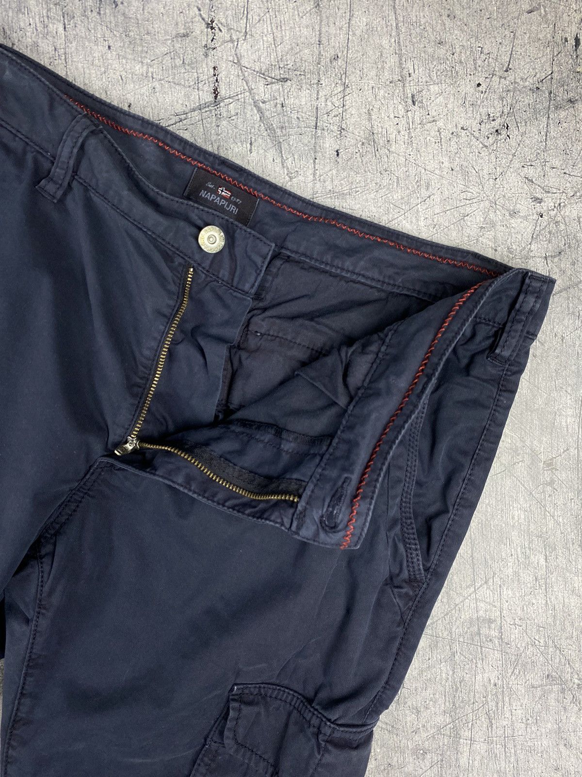 Napapijri Vintage Napapijri Tactical Cargo Pants Travis Scott Style Size US 33 - 8 Thumbnail