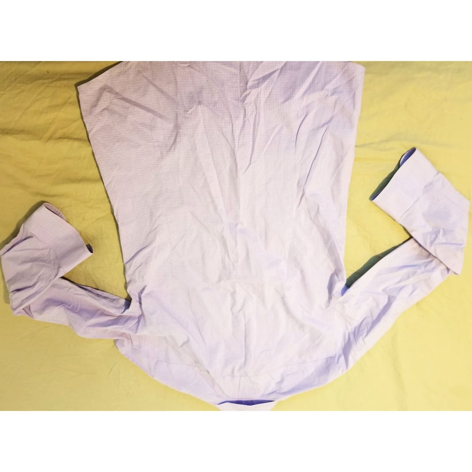 Charles Tyrwhitt Charles Tyrwhitt Dress Shirt Mens 15 33 Purple Cotton Button Long Sleeve Slimming Non-Iron, 100% Cotton, Regular, Classic Shirt Men’s Clothing Size 40R - 6 Thumbnail