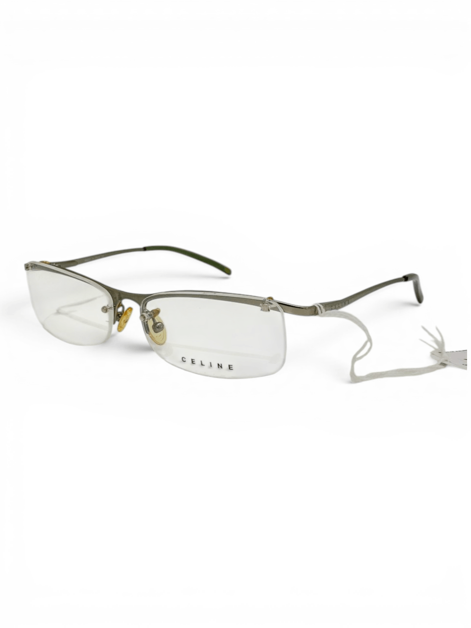 Celine Celine Logo Rimless Retro Square Vintage Eyeglasses Y2K Size ONE SIZE - 2 Thumbnail