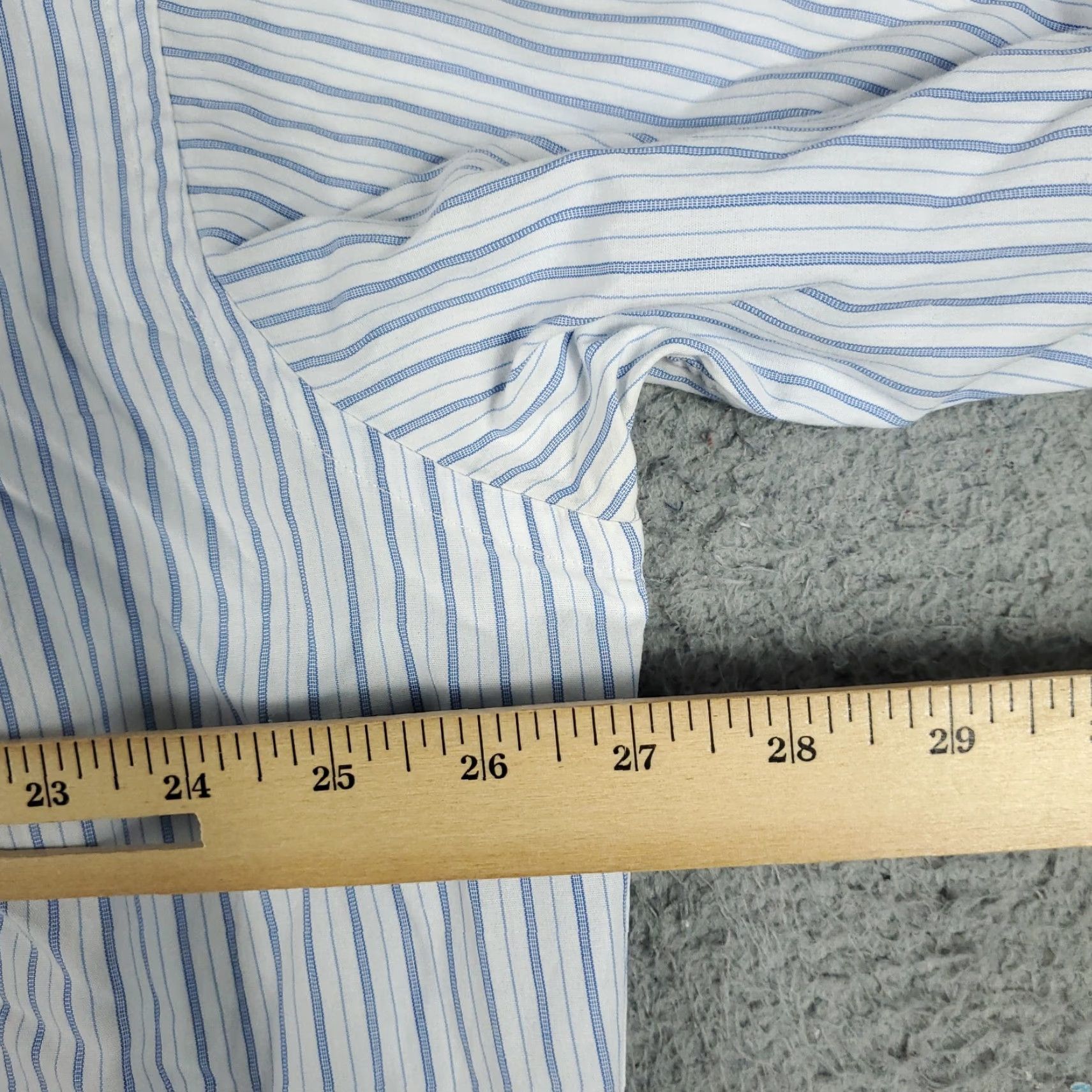 Tommy Hilfiger Tommy Hilfiger Blue Striped Button-Up Shirt Mens XL Long Sleeve Casual Size US XL / EU 56 / 4 - 5 Thumbnail