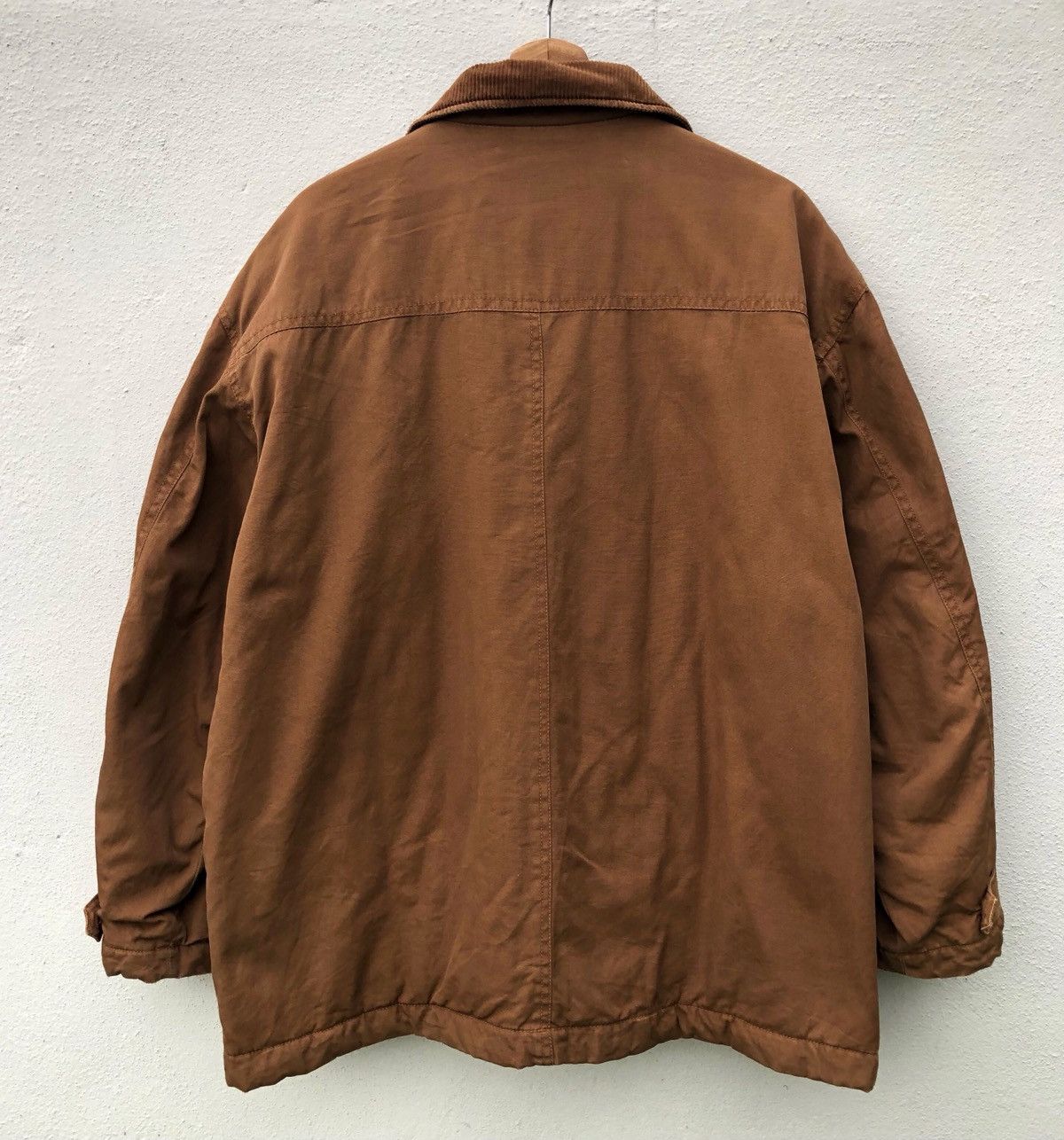 Vintage Vintage Canvas Brown Button Up Collar Coduray Chore Jacket Size US L / EU 52-54 / 3 - 8 Thumbnail