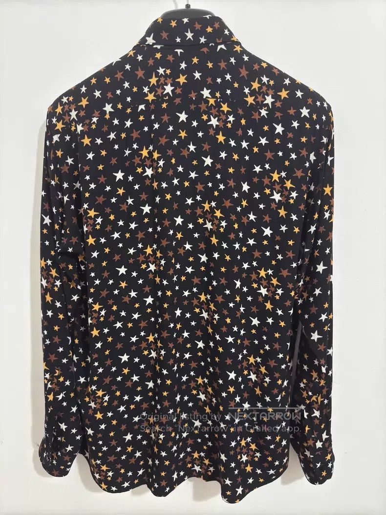 Saint Laurent Paris Saint Laurent Paris Size 39 Viscose All-over Star Black an Size US L / EU 52-54 / 3 - 2 Thumbnail