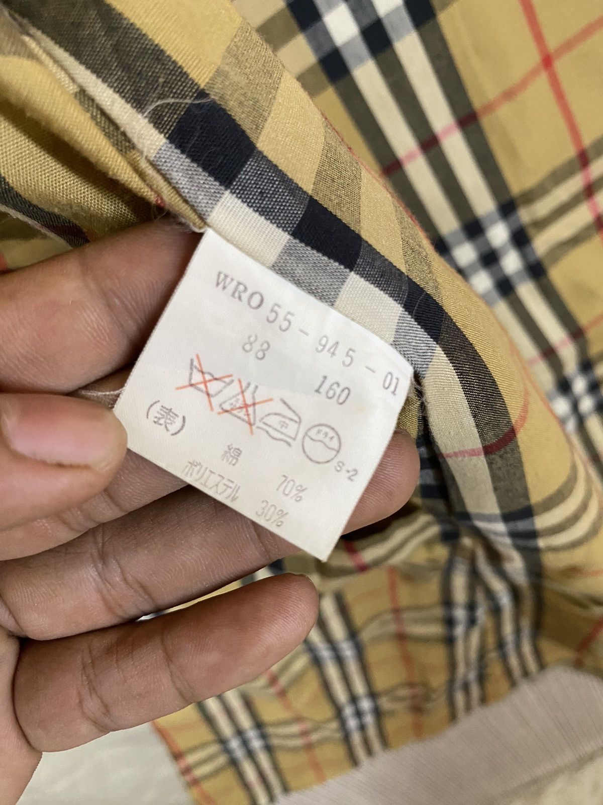 Burberry ‼️VINTAGE BURBERRY TRENCH COAT LINING NOVACHECK‼️ Size US L / EU 52-54 / 3 - 7 Thumbnail