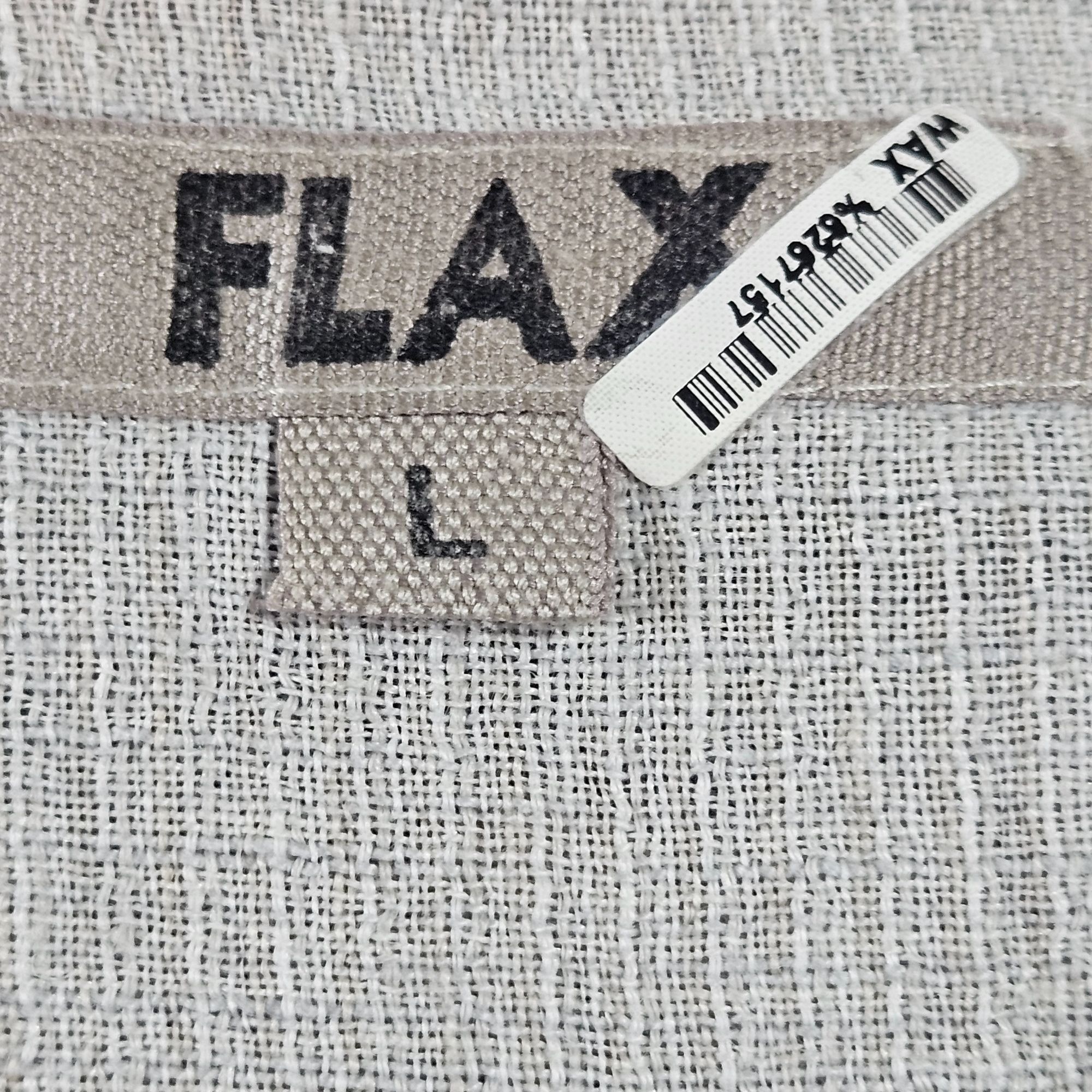 FLAX Flax Women's Light Gray Linen Top Large Minimalist Lagon lo Size L / US 10 / IT 46 - 4 Thumbnail