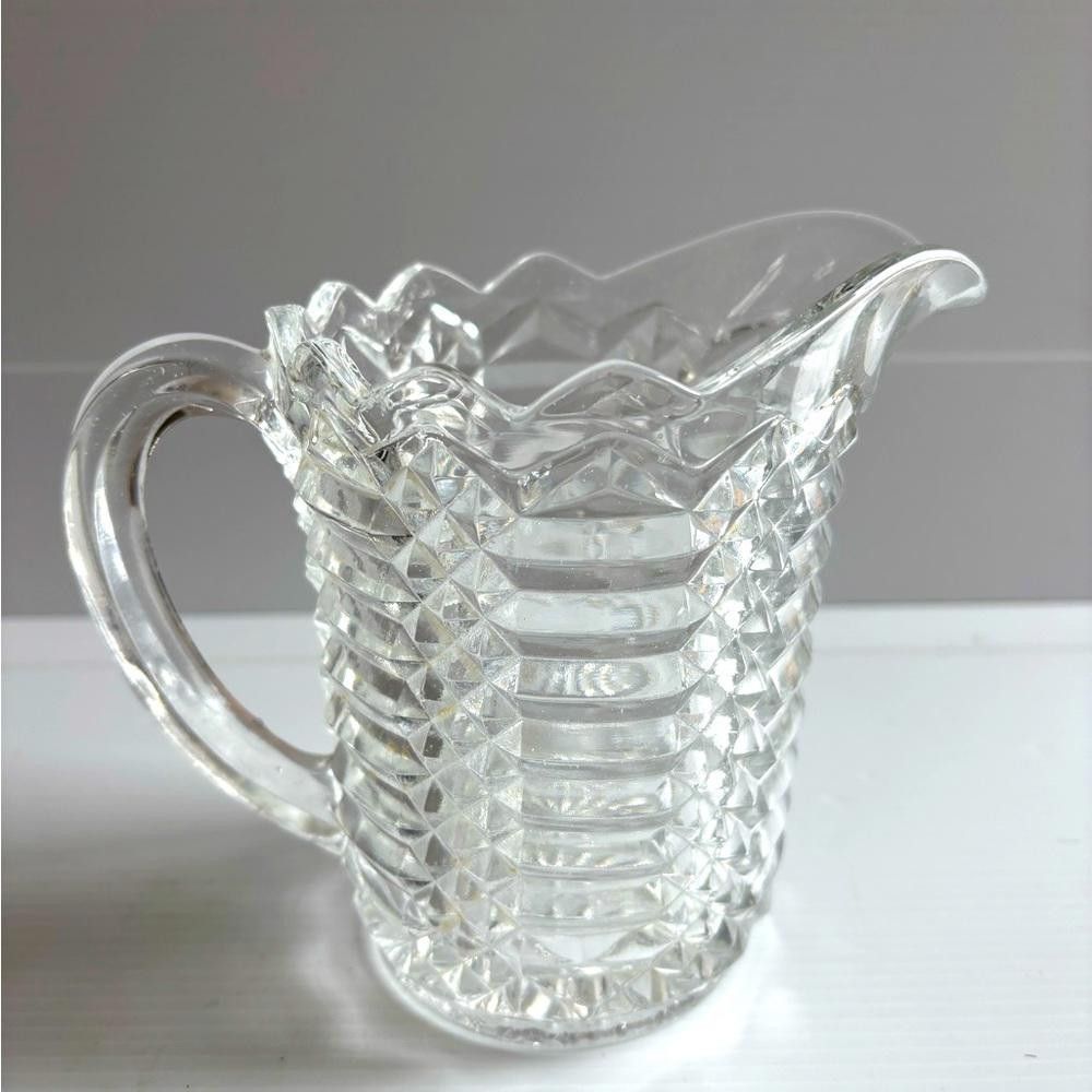 Designer Vintage Press Glass Pitcher Size ONE SIZE - 1 Thumbnail