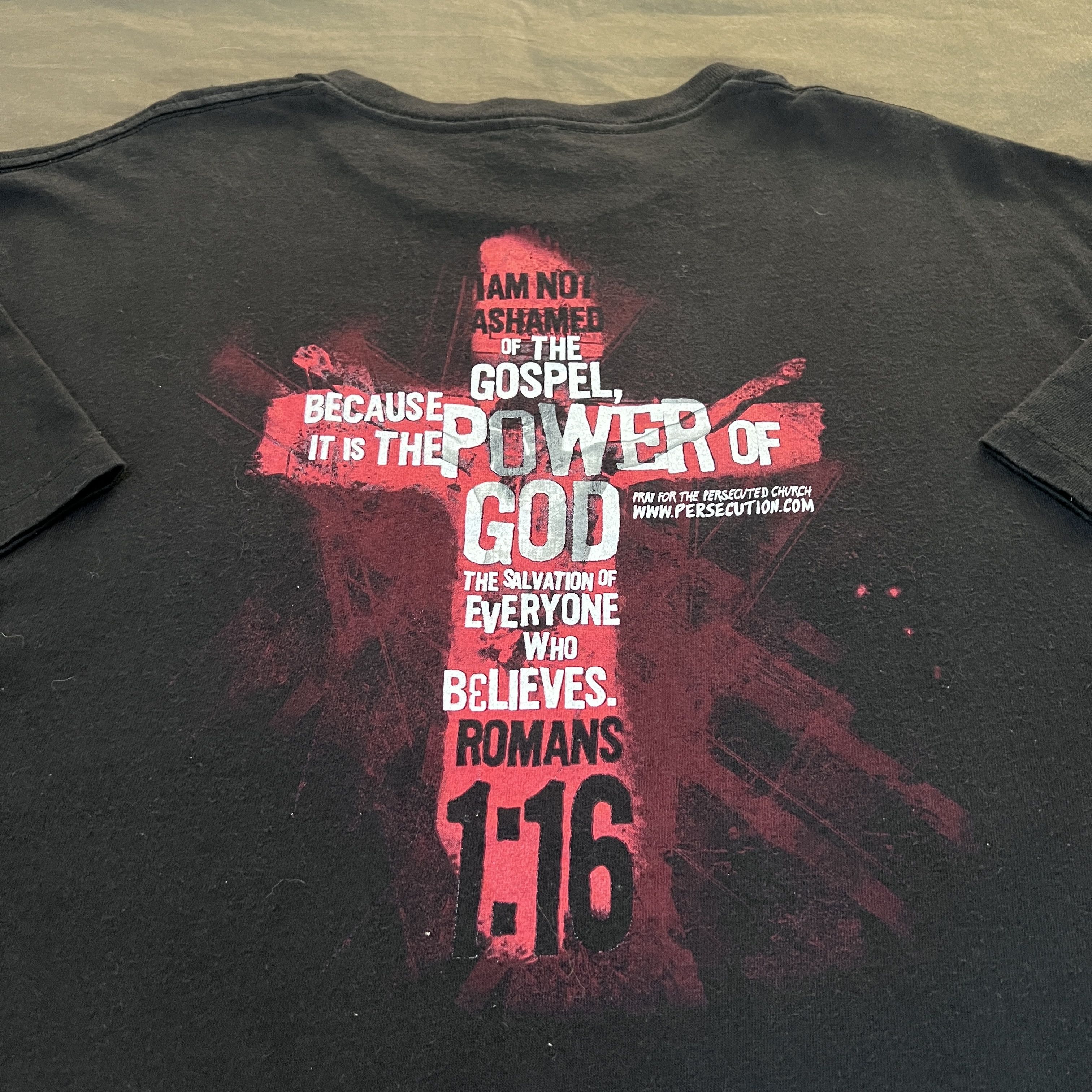 Vintage Vintage Y2K Jesus God Lord Bible Promo Tee 2XL Size US XXL / EU 58 / 5 - 5 Thumbnail