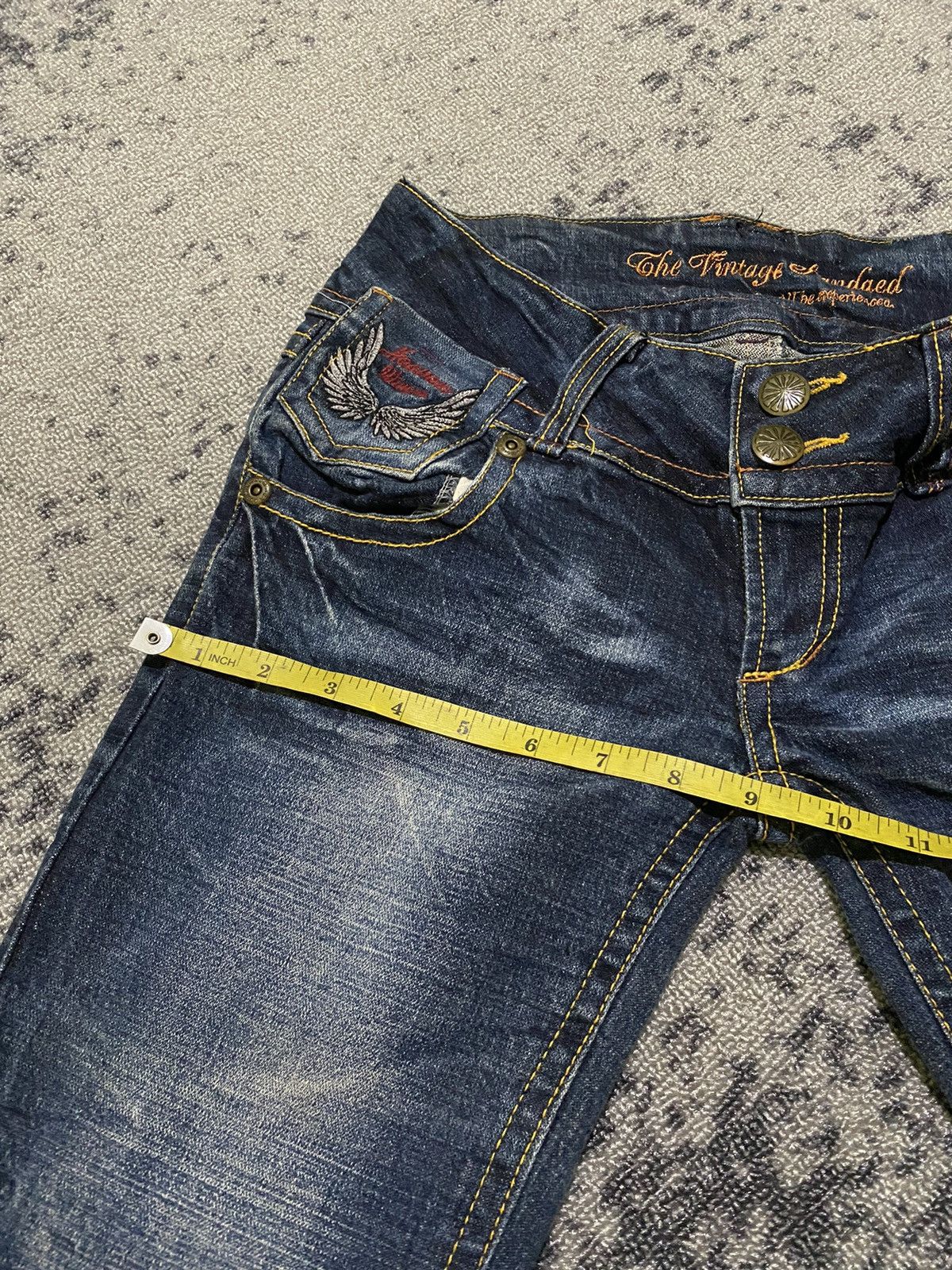 Hysteric Glamour Y2k the vintage standar ifsixwasnine bootcut Jeans Size 29" - 14 Thumbnail