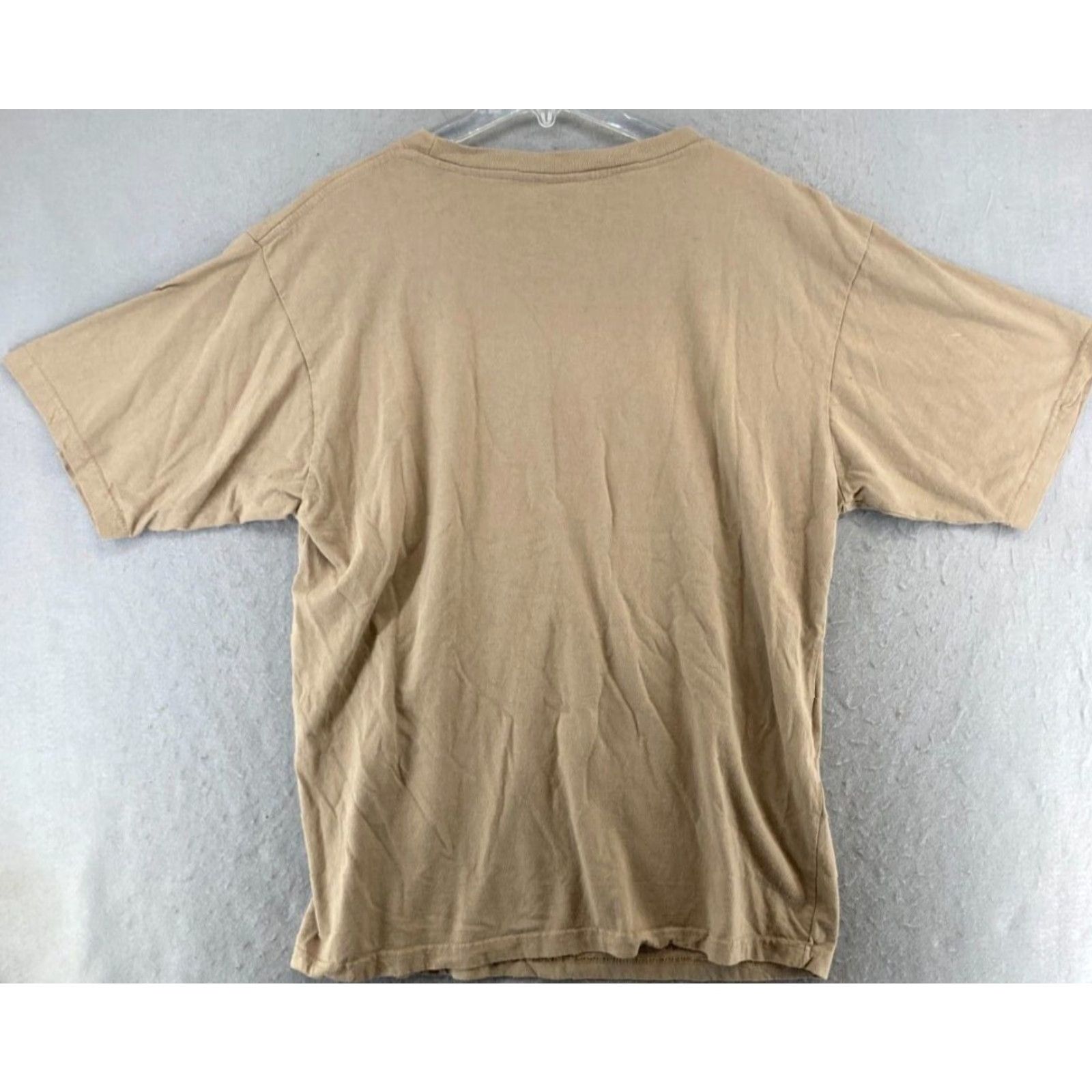 Vintage Red Stripe Shirt Beige 2XL Mens Striped Crew Neck Short Sleeve T-Shirt Coffee Jamaica Beer Theme Vintage No Size US XXL / EU 58 / 5 - 7 Thumbnail