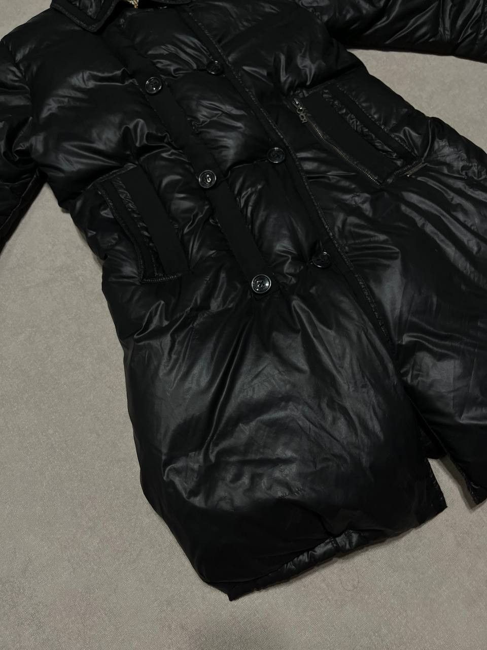 John Galliano John Galliano Women`s Down Puffer Coat Vintage Black Jacket Size M / US 6-8 / IT 42-44 - 5 Thumbnail
