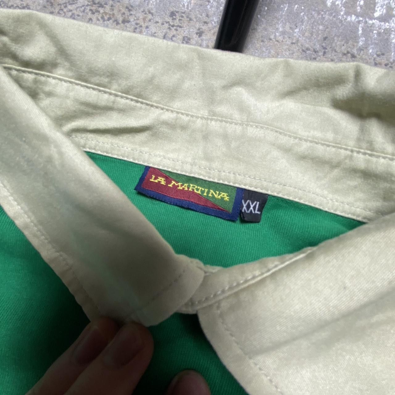 La Martina Vintage La Martina Polo Shirt Green XL Size US XL / EU 56 / 4 - 4 Thumbnail