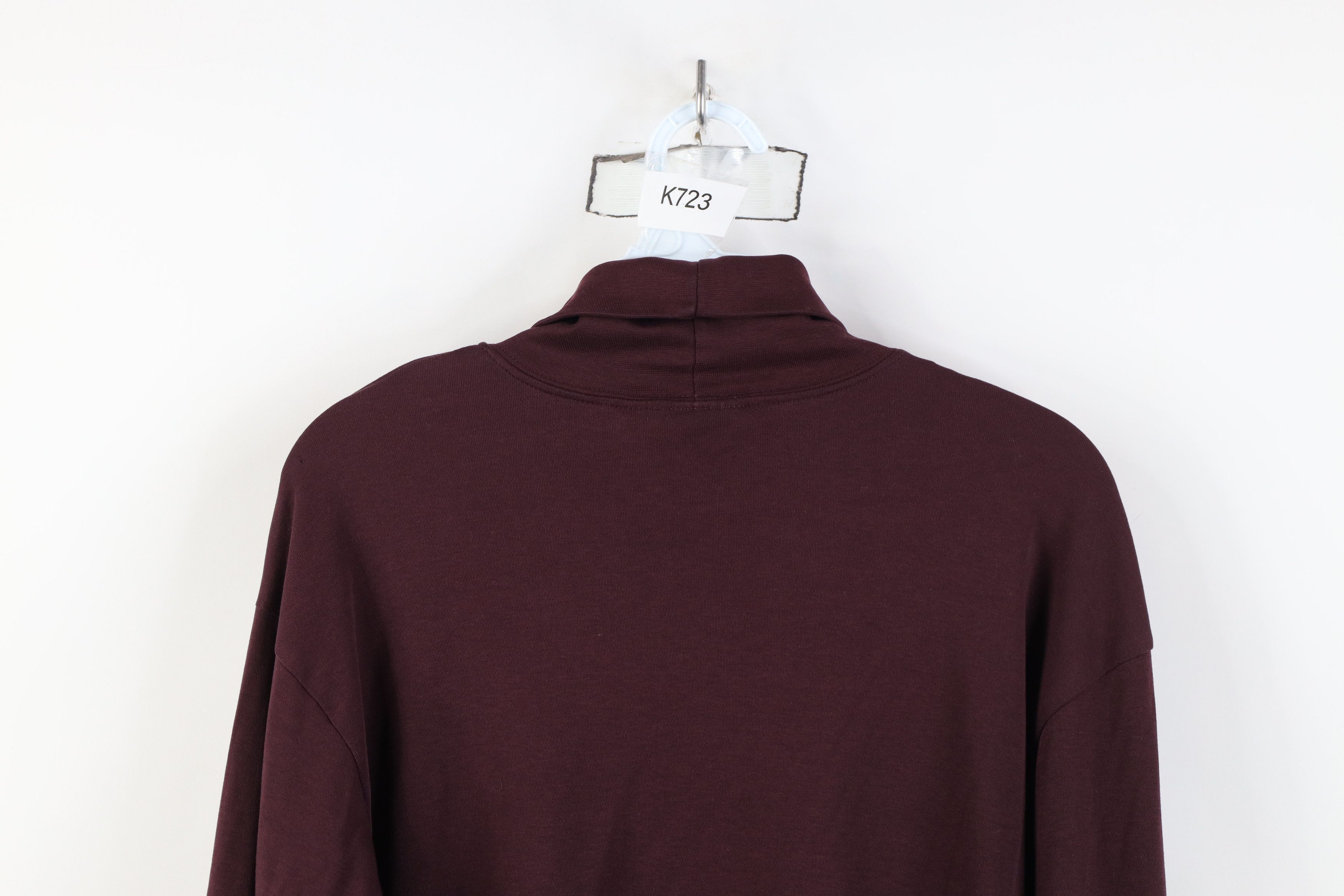 L.L. Bean Vintage 90s LL Bean Blank Long Sleeve Turtleneck T-Shirt Size US L / EU 52-54 / 3 - 10 Thumbnail