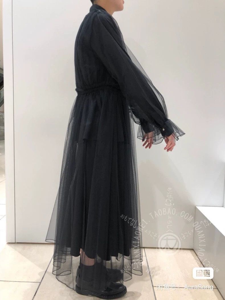 Comme des Garcons Comme des Garcons Pinched shirt stitching yarn top dress w Size XS / US 0-2 / IT 36-38 - 9 Thumbnail