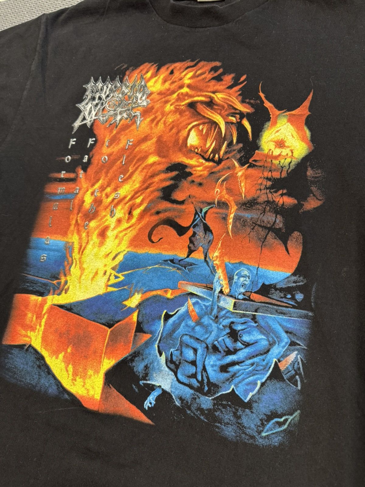 Band Tees Morbid Angel - Formulas Fatal To The Flesh vintage Size US L / EU 52-54 / 3 - 3 Thumbnail