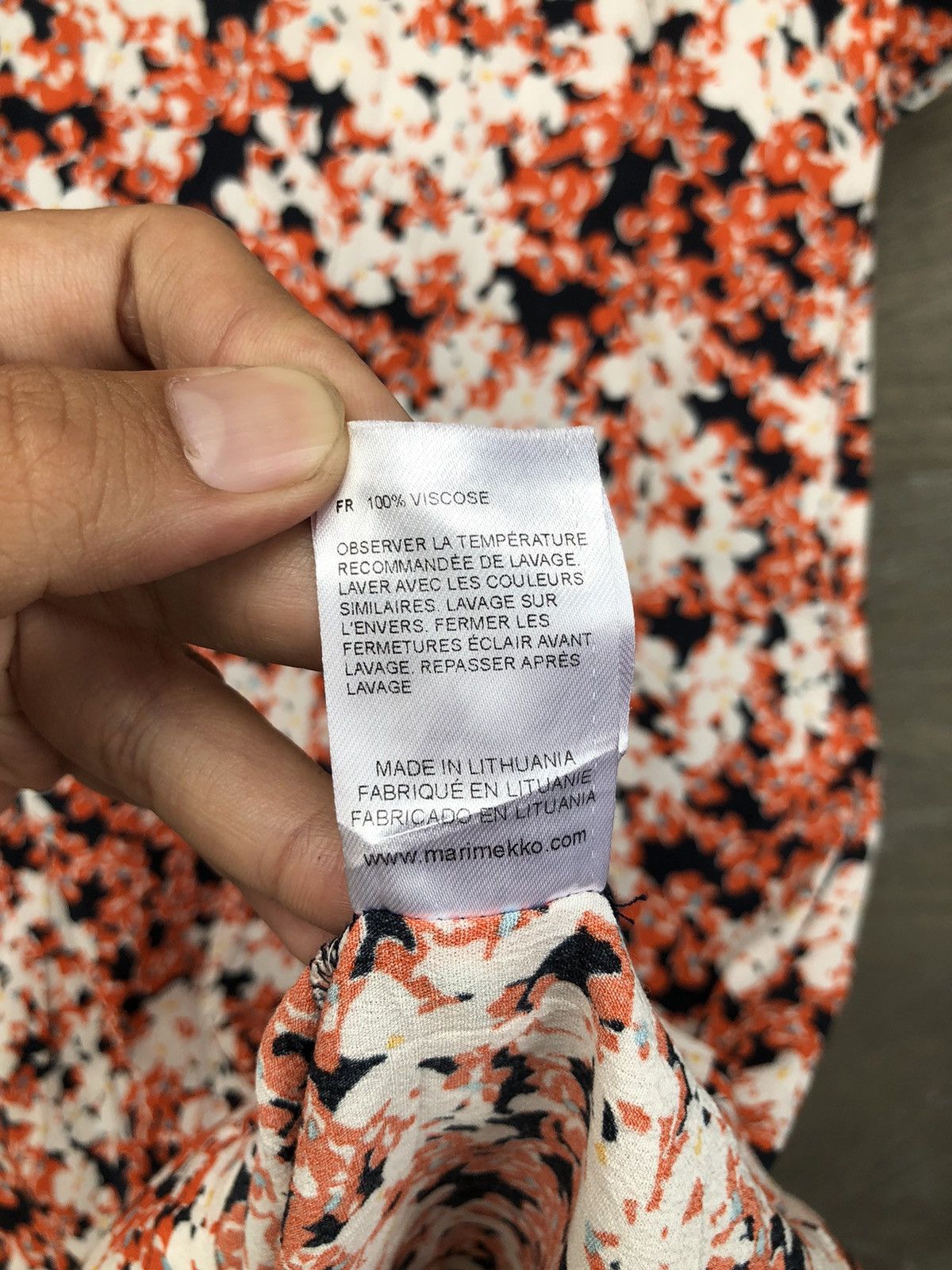 Marimekko Marimekko Floral Women Midi Dress Size S / US 4 / IT 40 - 6 Thumbnail
