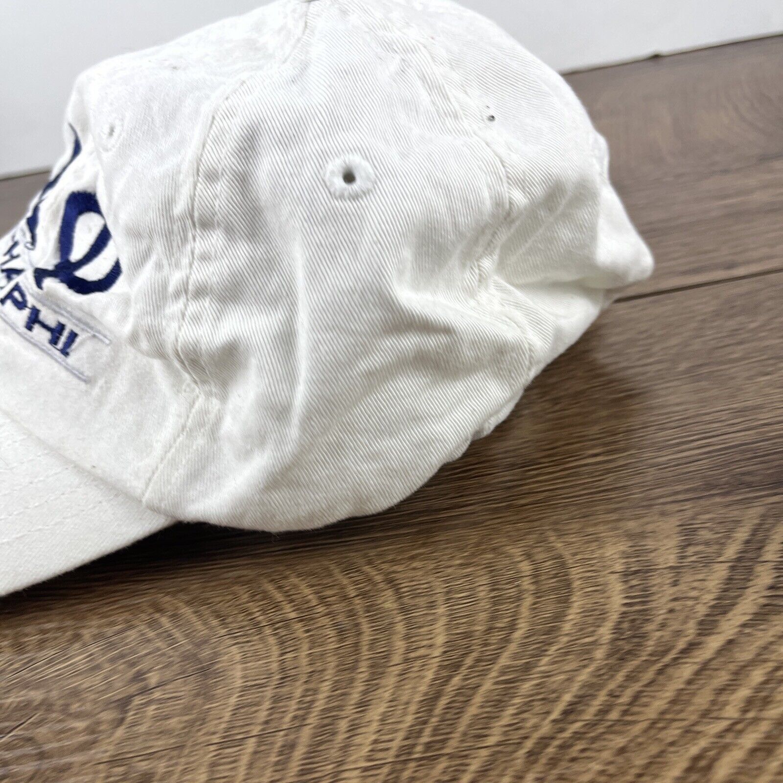 Other Alphi Phi Hat White Hat Adjustable Adult Size Hat White Cap Size ONE SIZE - 7 Thumbnail