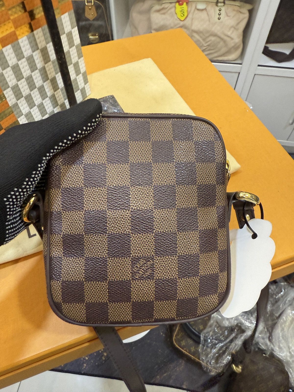 Louis Vuitton LOUIS VUITTON DAMİER EBENE RIFT -2142 Size ONE SIZE - 10 Thumbnail
