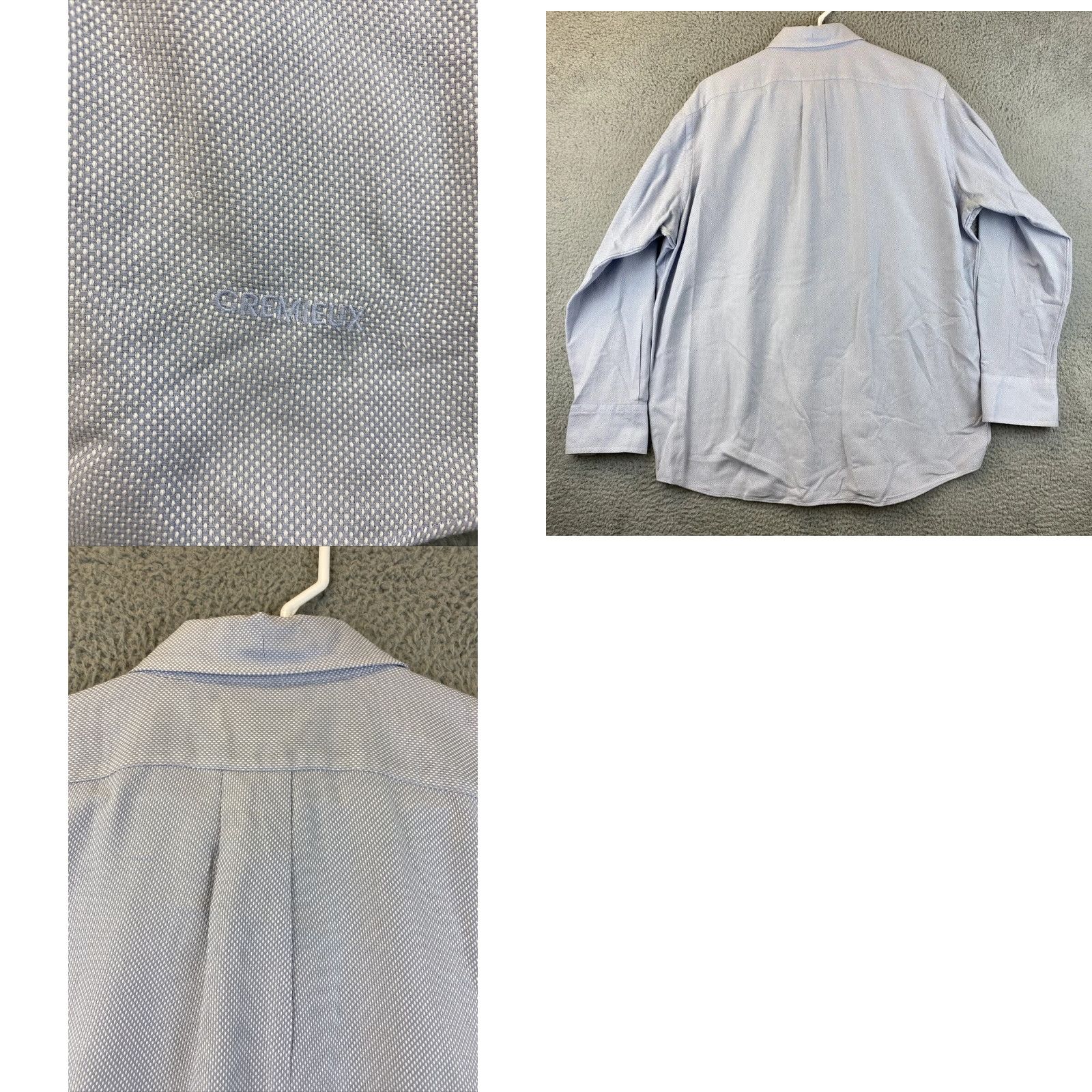 Cremieux Daniel Cremieux Men’s Long Sleeve Button Shirt L Blue Cotton Casual Formal Woven Size US L / EU 52-54 / 3 - 8 Thumbnail