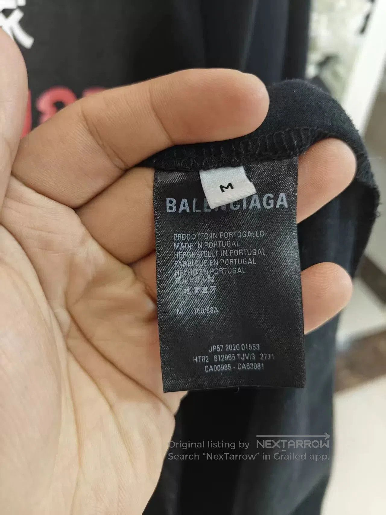 Balenciaga Balenciaga Multi-Language Short Sleeve T-Shirt. Size US M / EU 48-50 / 2 - 3 Thumbnail