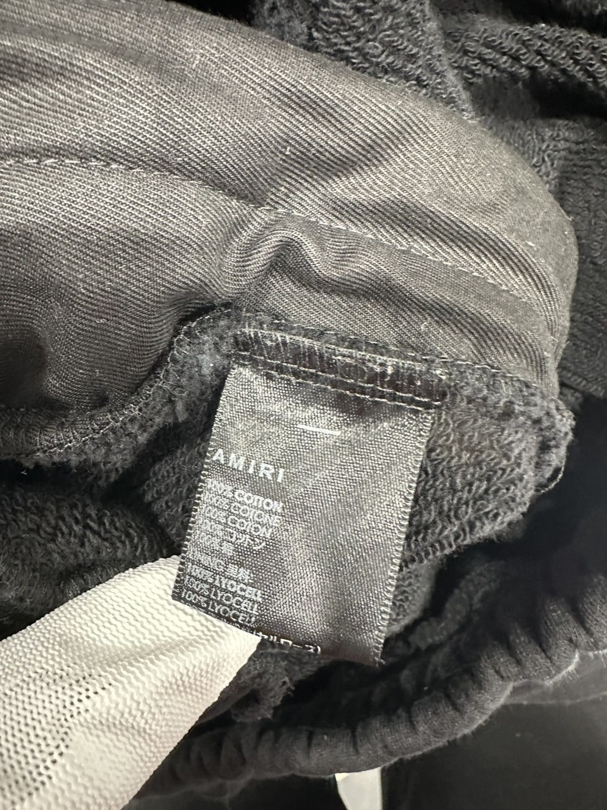 Amiri Amiri Script Logo Shorts Black XL Size US 36 / EU 52 - 11 Thumbnail