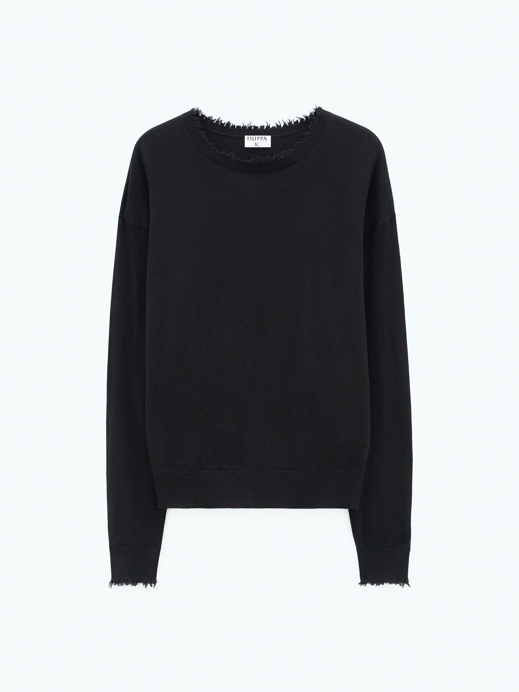 Filippa K Filippa K Frayed R-Neck Top Top Size XS / US 0-2 / IT 36-38 - 1 Thumbnail