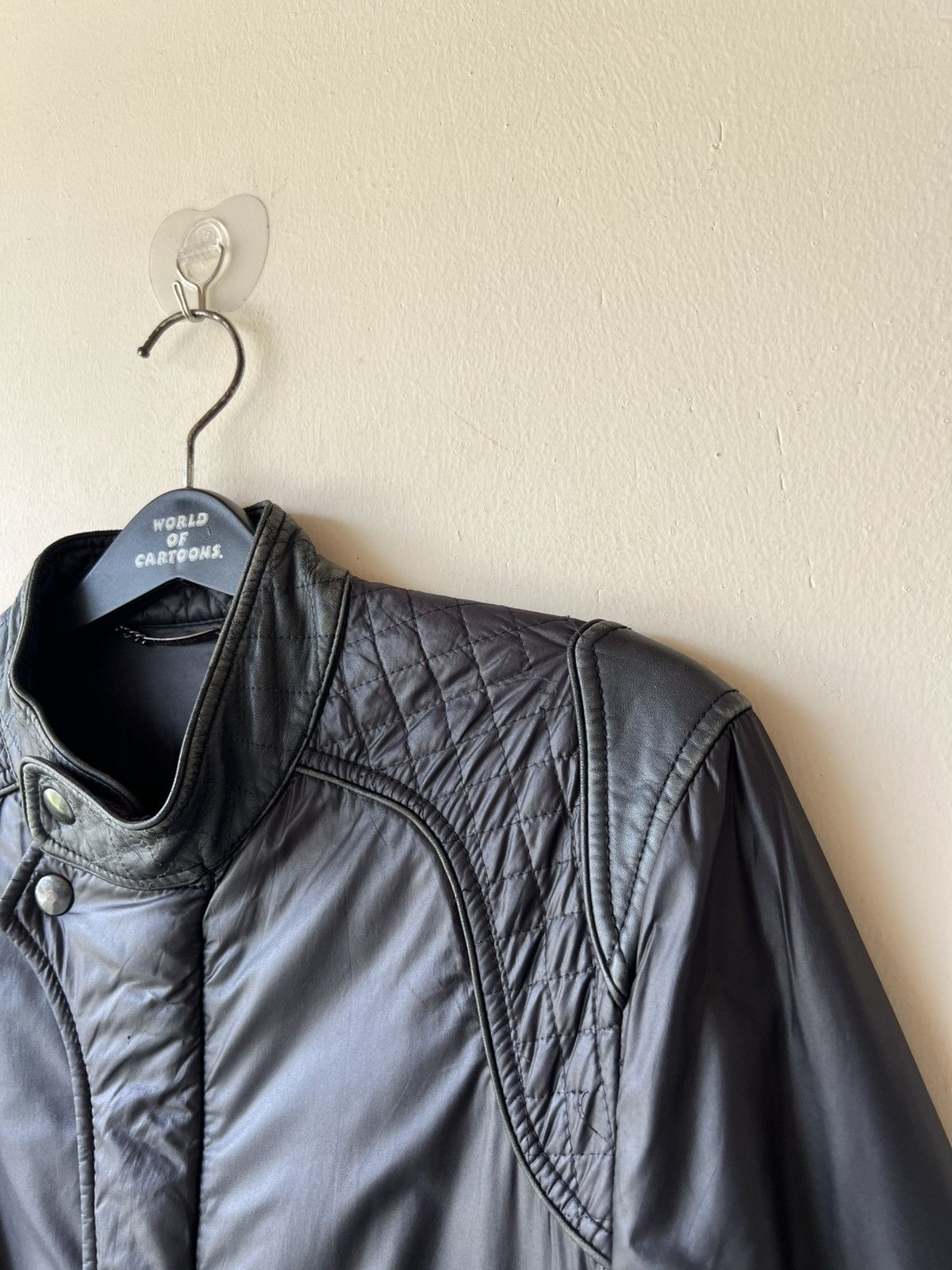 Dolce & Gabbana Vintage 2000s Dolce & Gabbana Fade Patina Cafe Racer Jacket Size US M / EU 48-50 / 2 - 11 Thumbnail