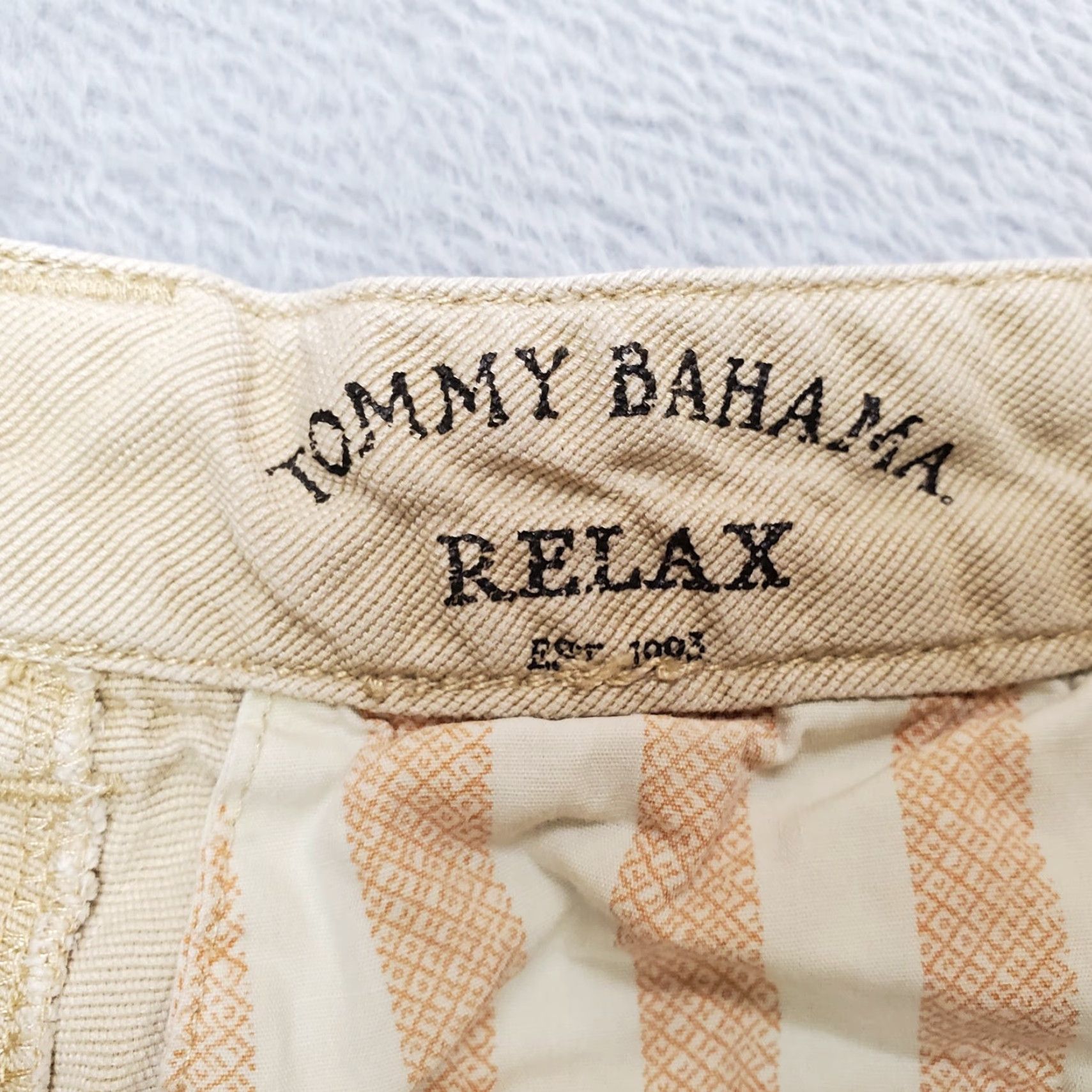 Tommy Bahama Tommy Bahama Shorts Men 38 Beige Lyocell Tencel Blend Cargo Outdoor Casual Relax Size US 38 / EU 54 - 2 Thumbnail