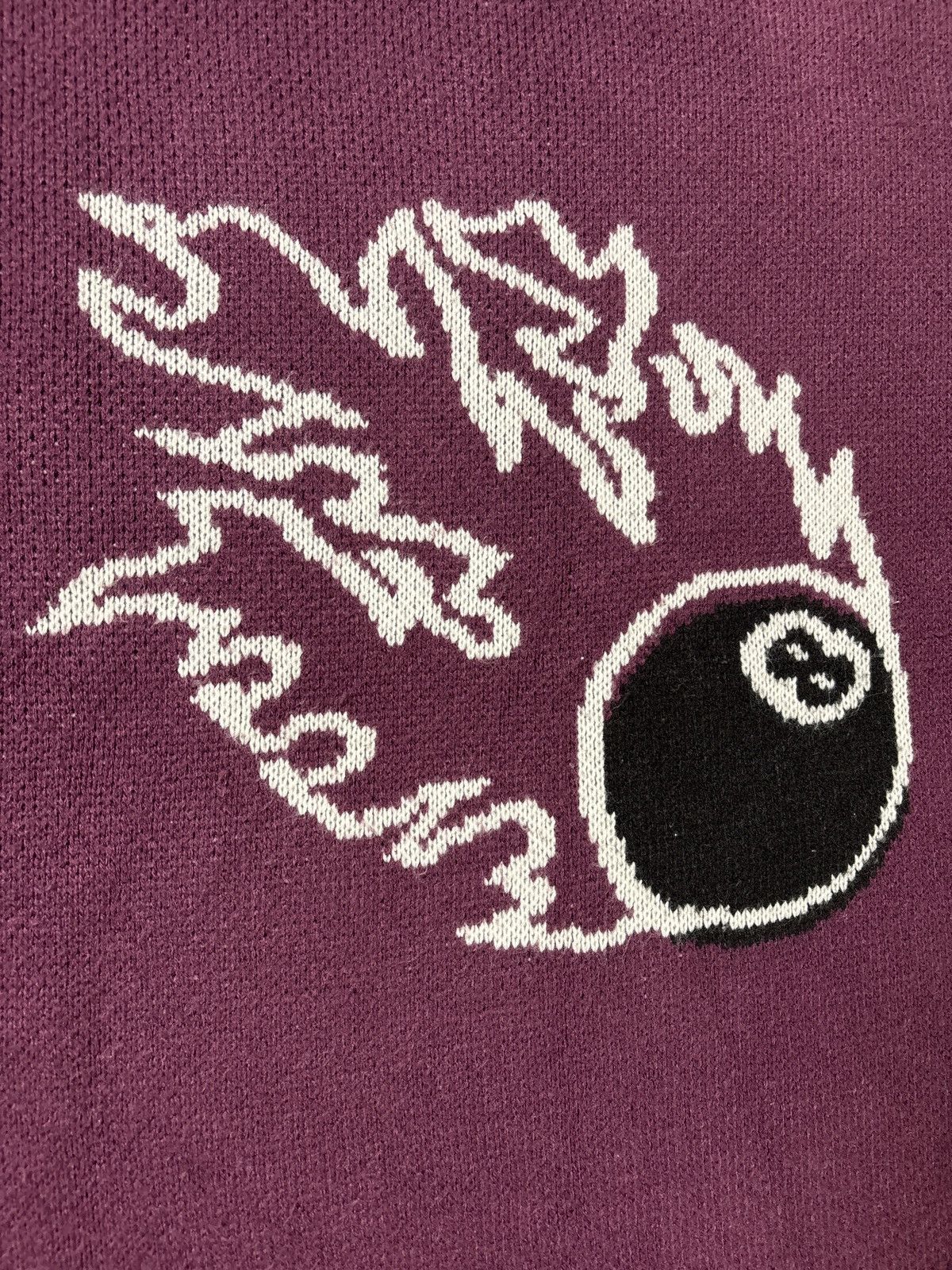 Pacsun PACSUN 8BALL MAROON KNITTED SWEATER Size US S / EU 44-46 / 1 - 3 Thumbnail