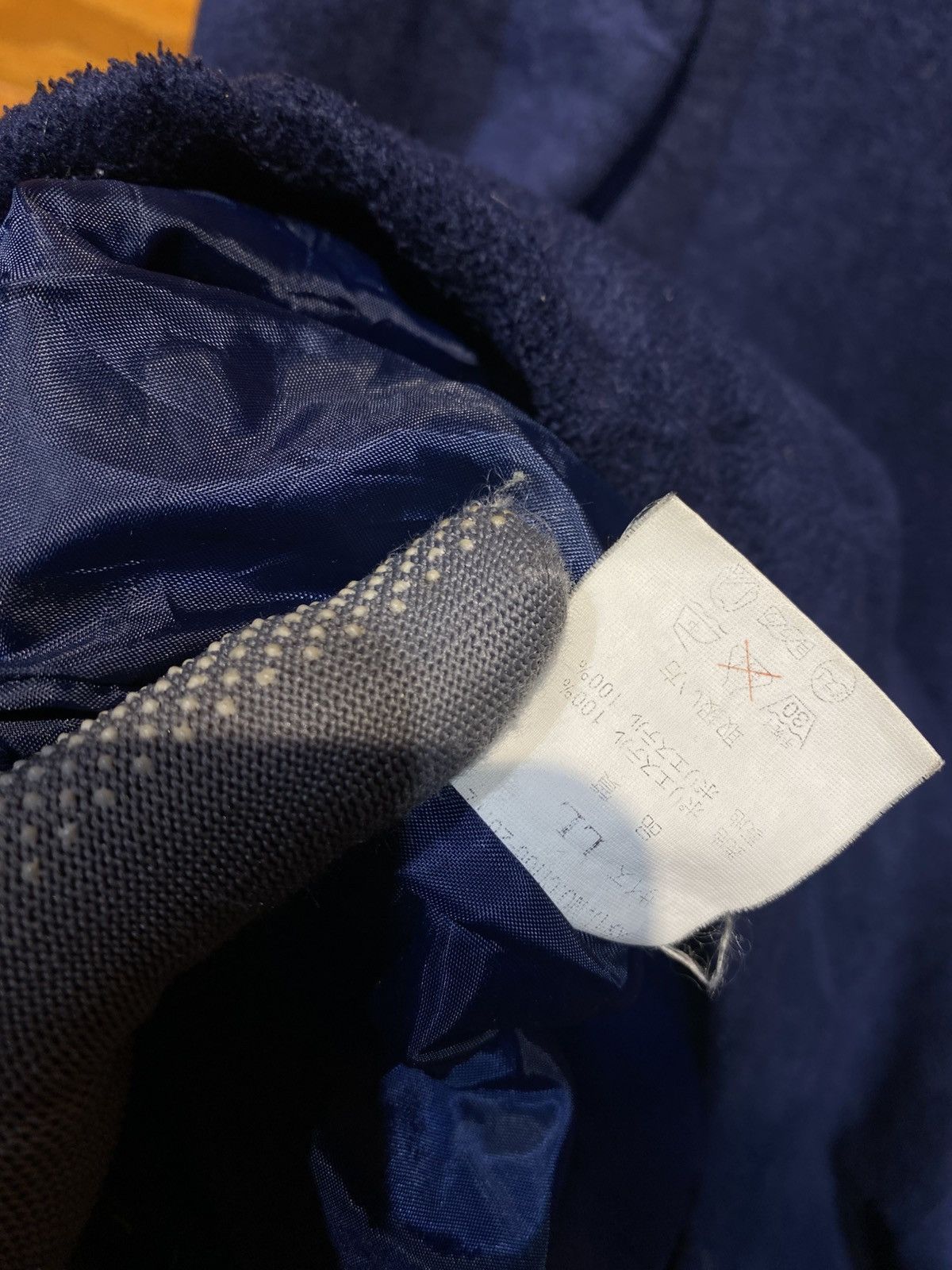 Vintage Vintage CHLANDLAKE Sports Fleece Pullover Navy Blue – 90s Size US XL / EU 56 / 4 - 9 Thumbnail