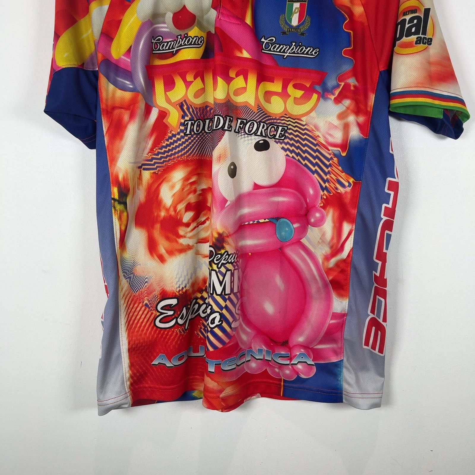 Palace Palace 'Tour De Force' Multi-Graphic Polo Shirt Size US L / EU 52-54 / 3 - 3 Thumbnail