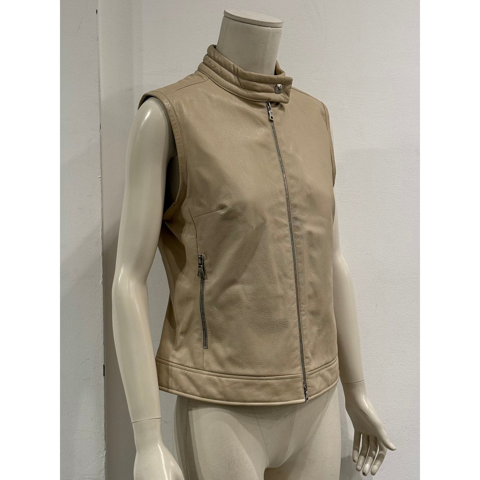 Prada A/W2000 Prada biker leather vest Size US S / EU 44-46 / 1 - 2 Thumbnail
