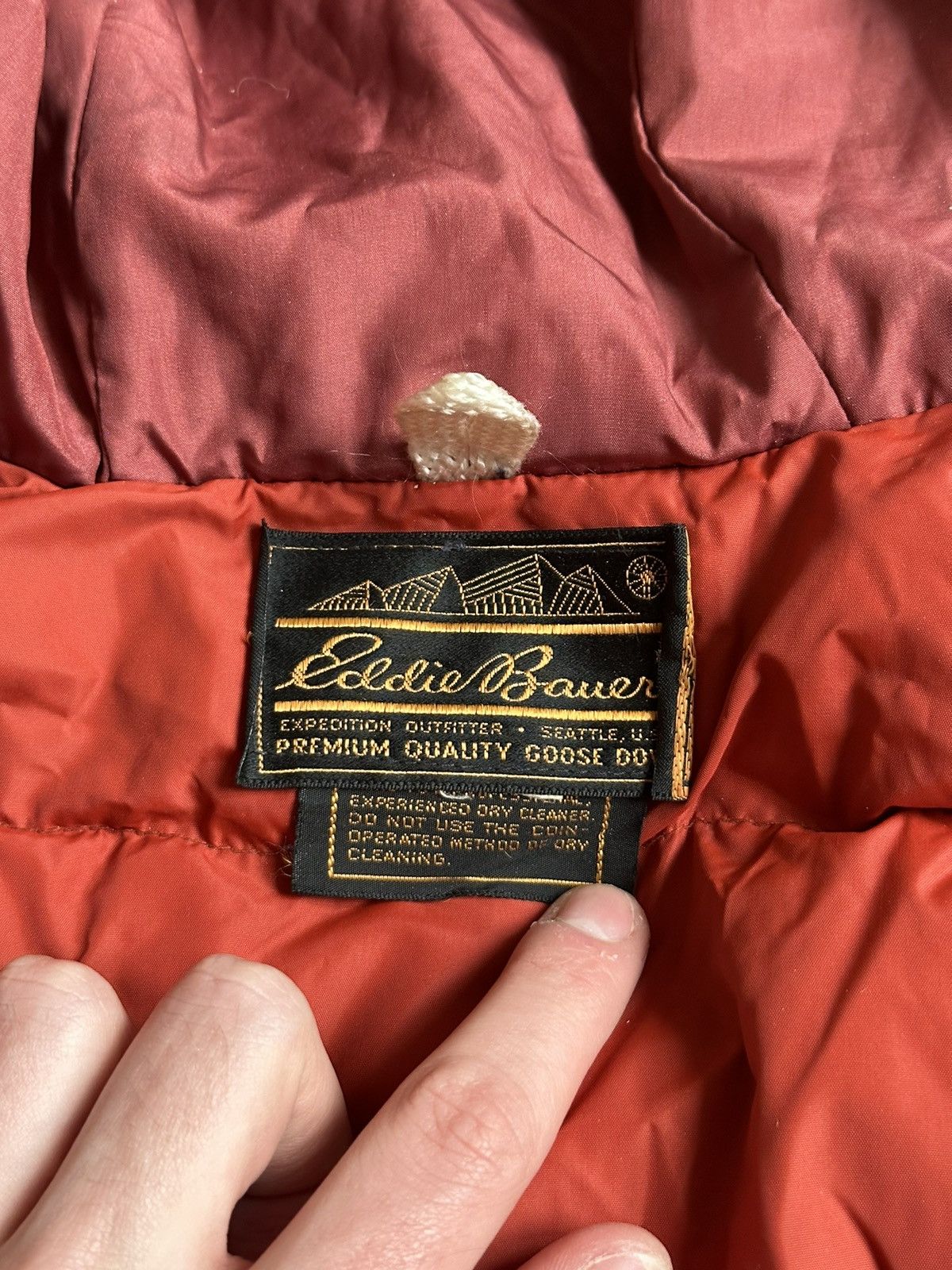 Eddie Bauer × Vintage 1970s Eddie Bauer Goose Jacket Parka Size M / US 6-8 / IT 42-44 - 7 Thumbnail