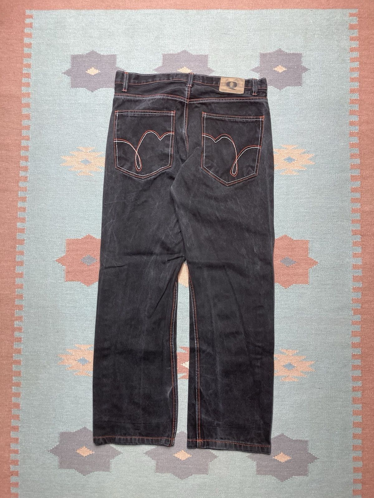 JNCO × Vintage y2k baggy jeans wide leg skater grunge cyber mall goth 35x33 Size US 35 - 1 Thumbnail
