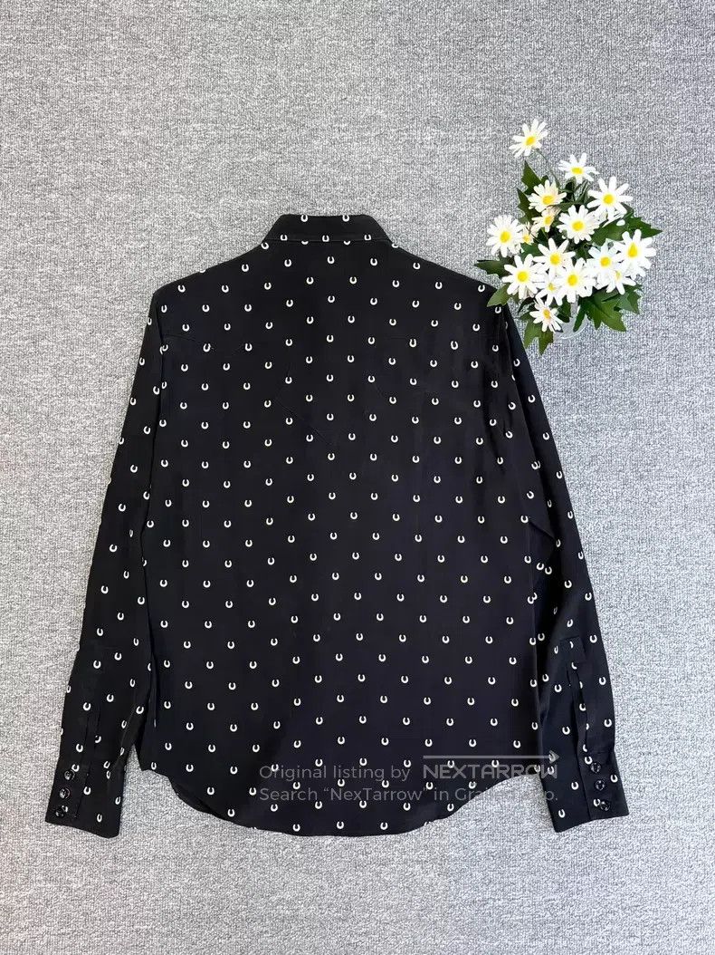 Saint Laurent Paris Saint Laurent Paris Size 38 Silk shirt with horse's hoof c Size US S / EU 44-46 / 1 - 2 Thumbnail