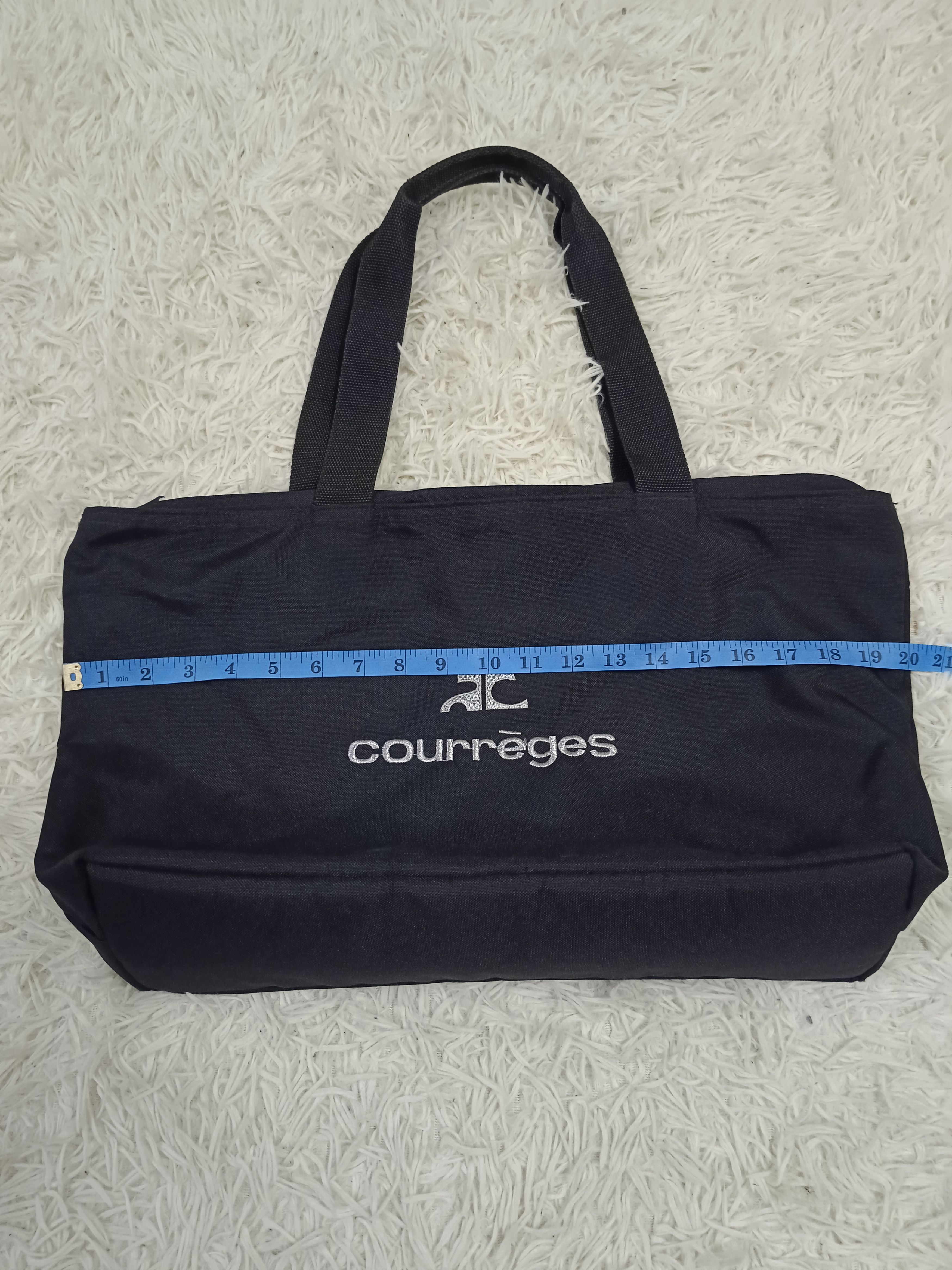 Courreges COURREGES BLACK TOTE BAG Size ONE SIZE - 3 Thumbnail