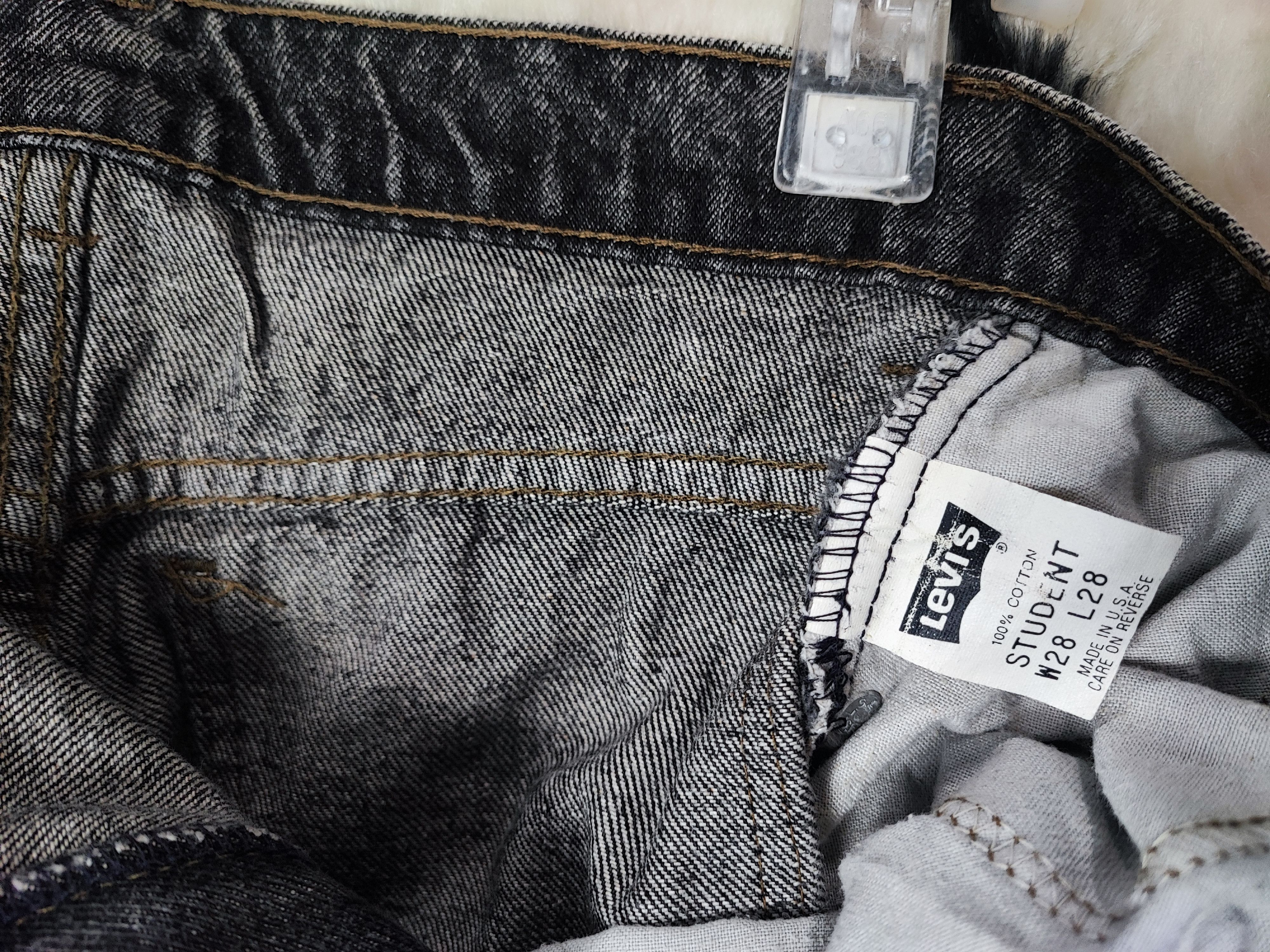 Levi's Vintage 90 Black Levis 512 Slim Tapered Jeans Size US 27 - 12 Thumbnail