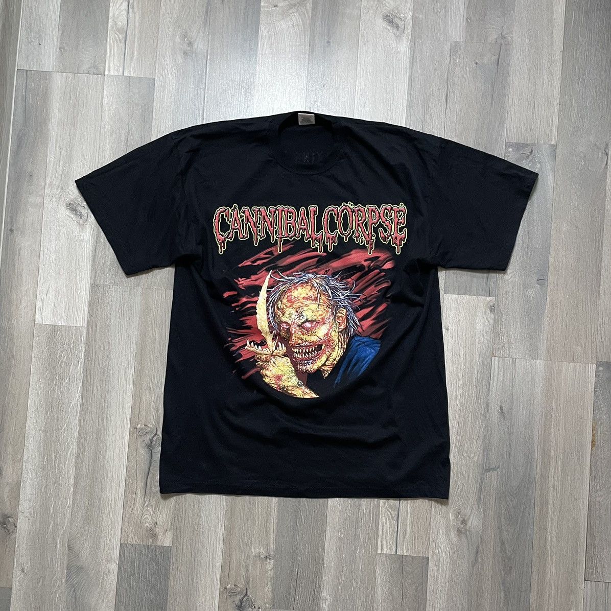 Fruit Of The Loom Vintage Cannibal Corpse “ Death Walking” tour 2007 Size US L / EU 52-54 / 3 - 1 Thumbnail