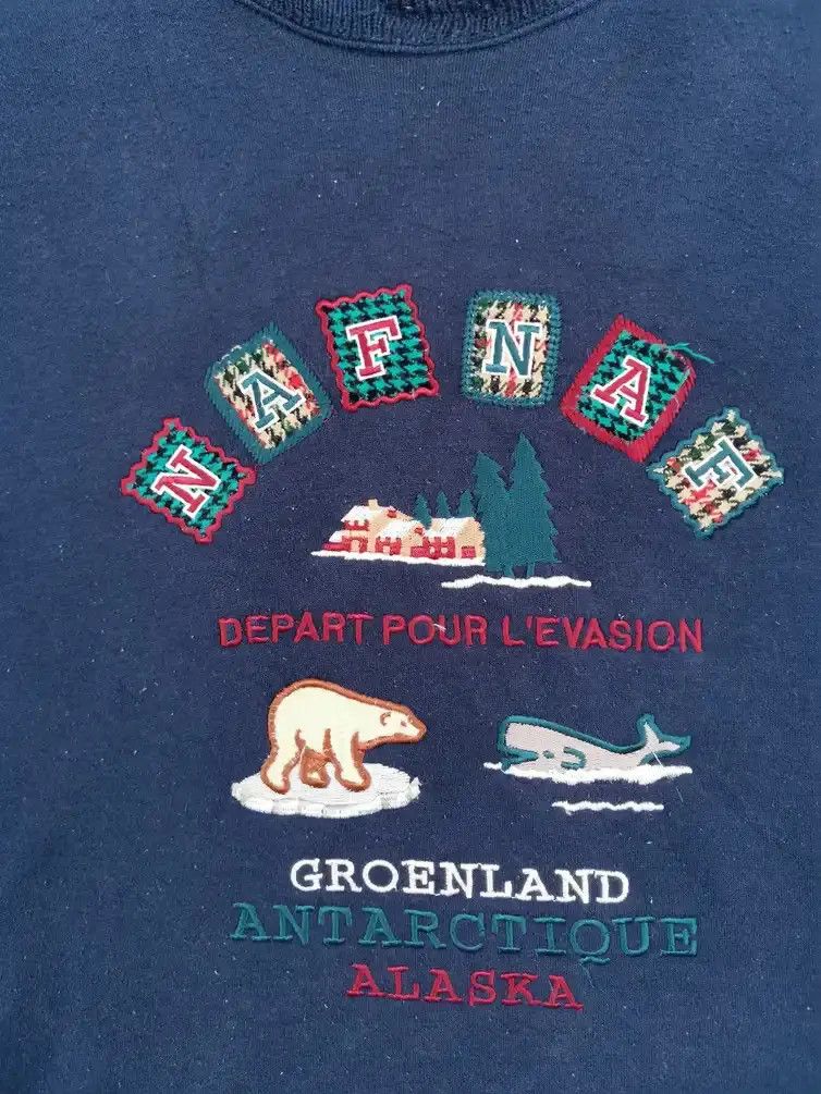 Habitat Naf Naf Habitat Embroidered Logo Sweatshirt Size US XL / EU 56 / 4 - 5 Thumbnail